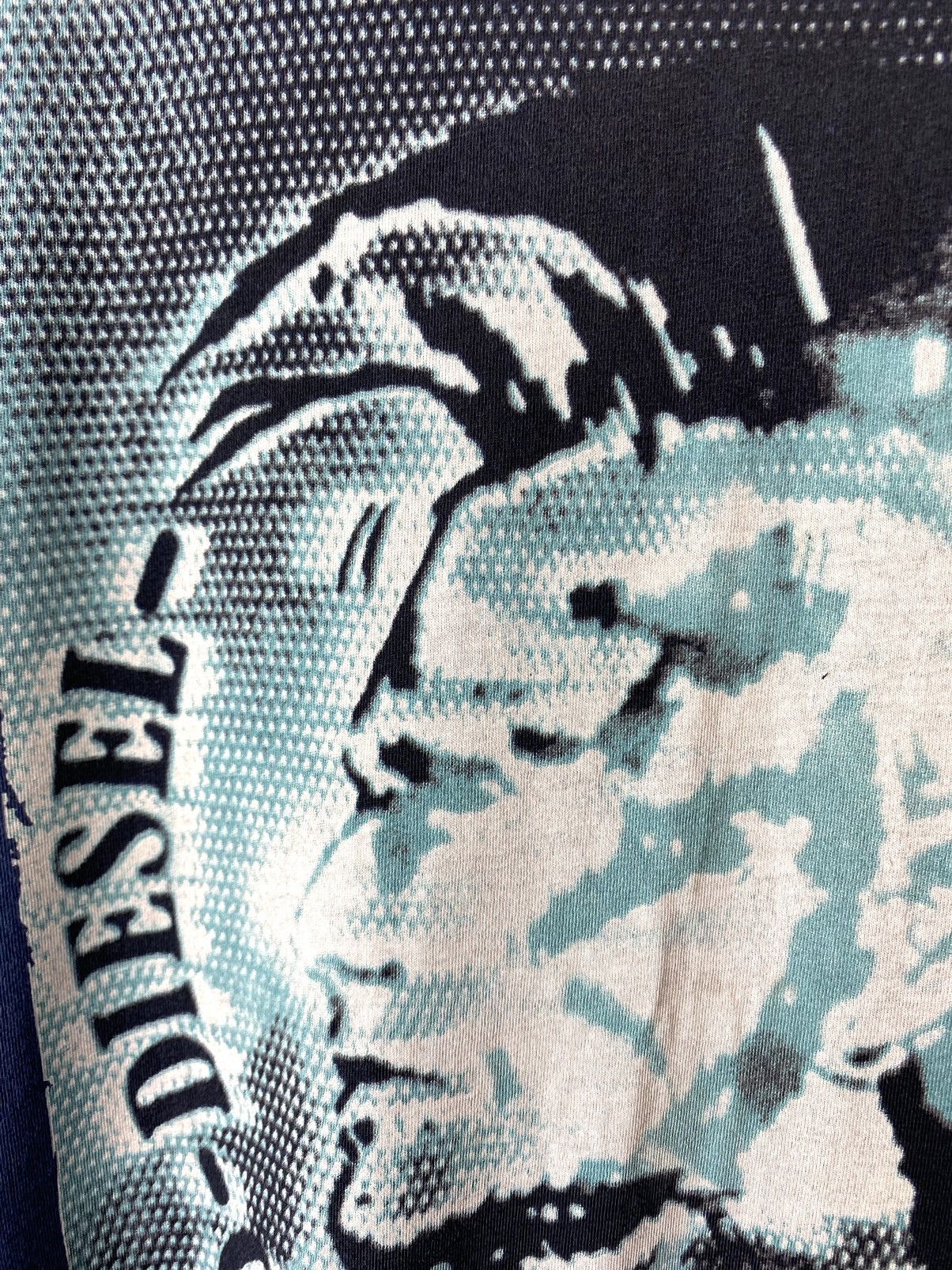 Diesel Y2K Vintage Diesel Tee Shirt Size US L / EU 52-54 / 3 - 3 Thumbnail