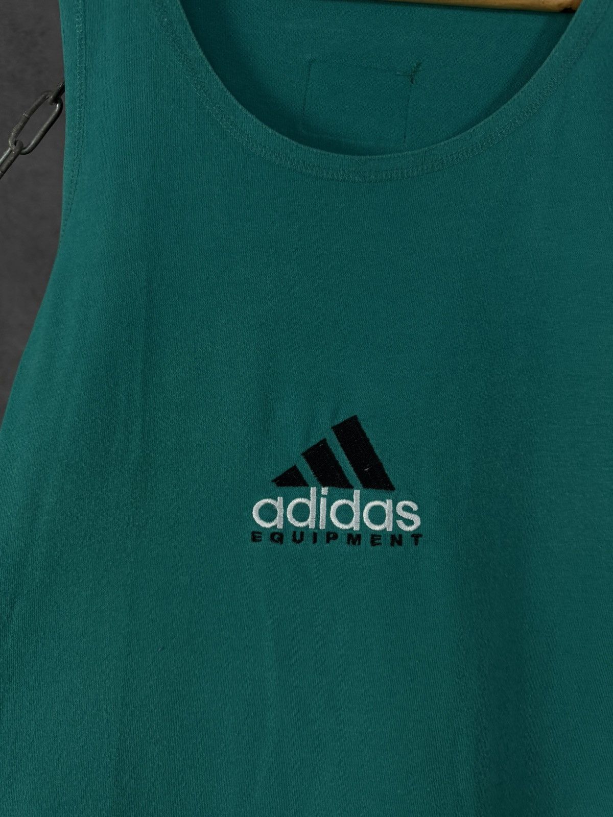 Adidas Adidas Equipment vintage center logo tank top Size US XL / EU 56 / 4 - 3 Thumbnail