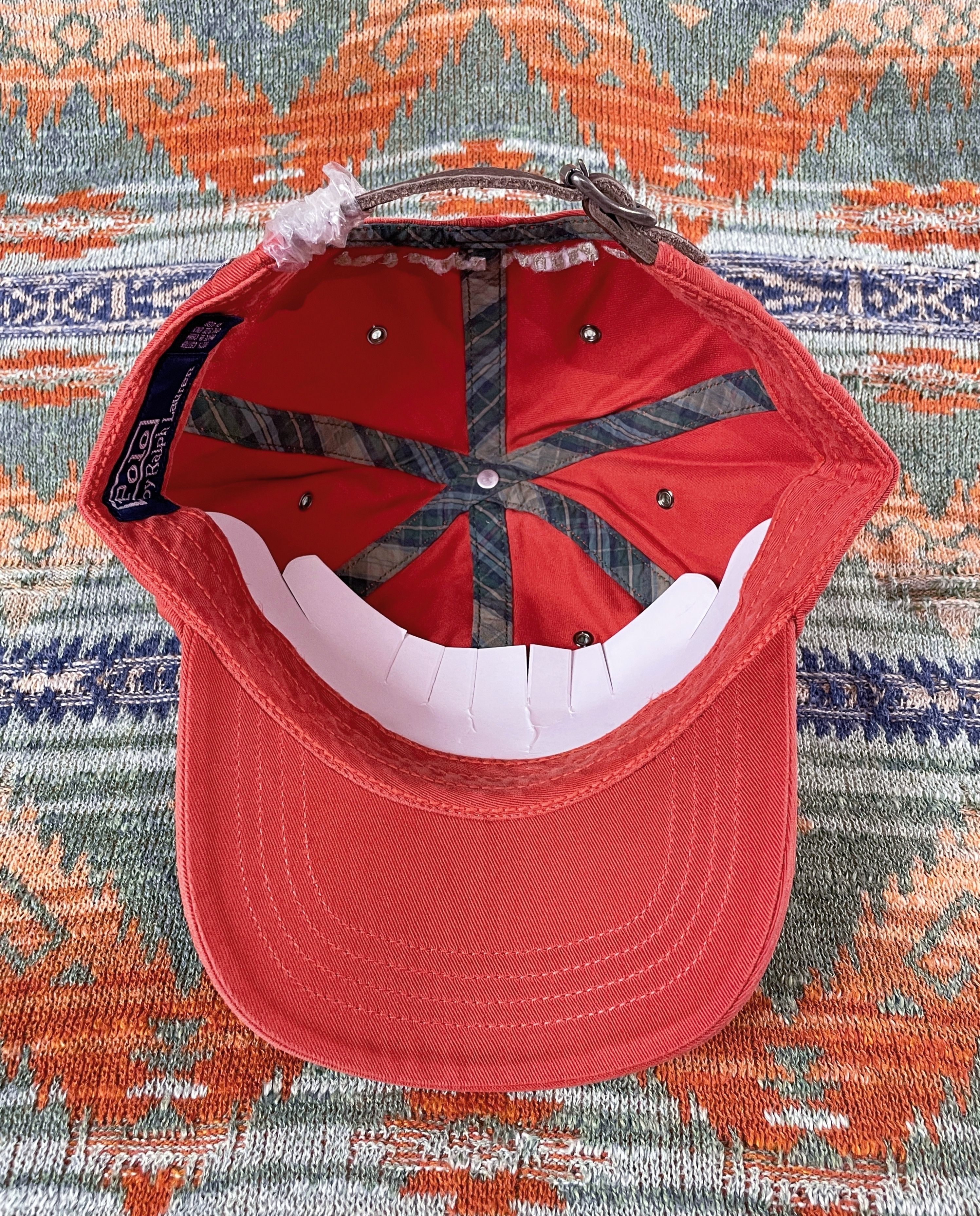 Polo Ralph Lauren Polo Ralph Lauren Leather Baseball Hat Cap Size ONE SIZE - 6 Thumbnail