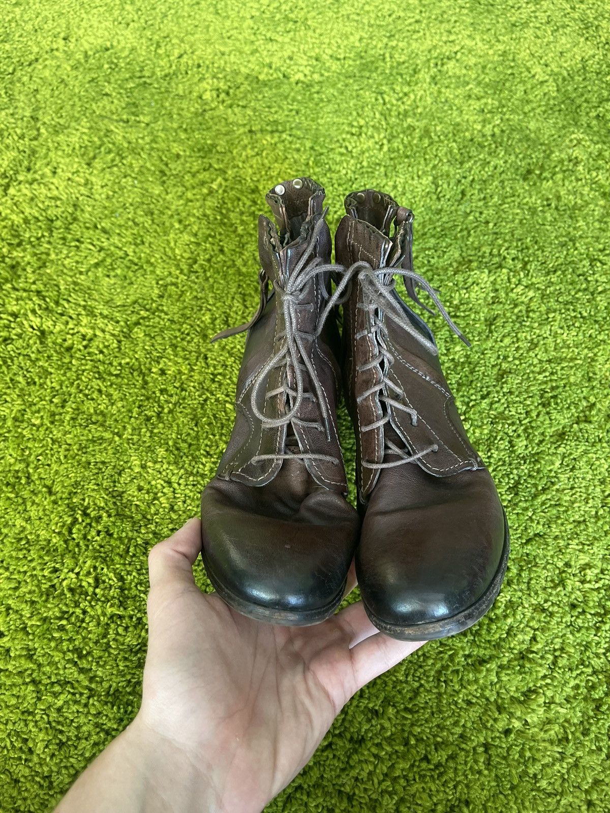 A.S.98 × Designer Airsteps avant garde real leather boots Size US 10 / IT 40 - 5 Thumbnail