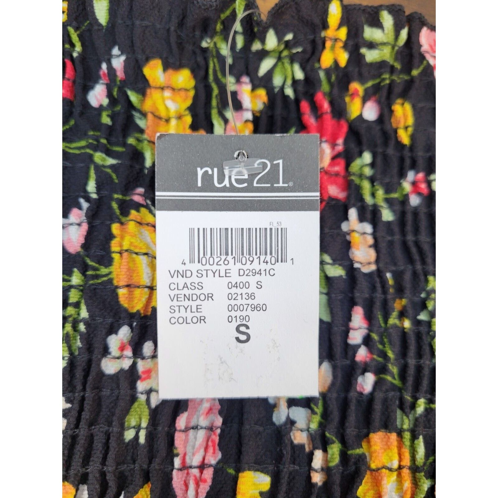 rue21 Rue21 Small S Black Long Floral Dress Gothic Ruffled Hipster Size S / US 4 / IT 40 - 9 Thumbnail