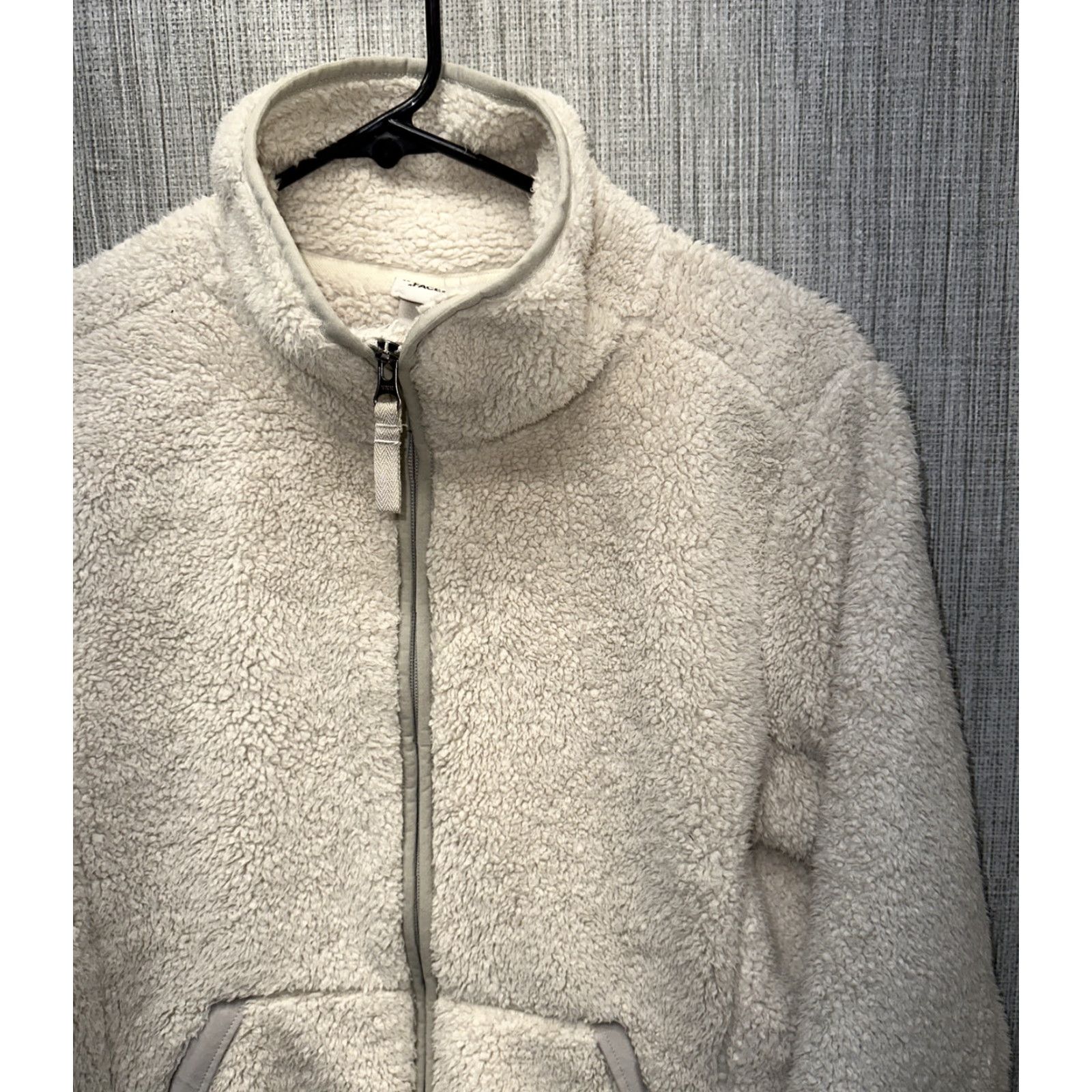The North Face The North Face Womens Beige Full Zip Fleece Jacket Size M Polyester Size M / US 6-8 / IT 42-44 - 2 Thumbnail