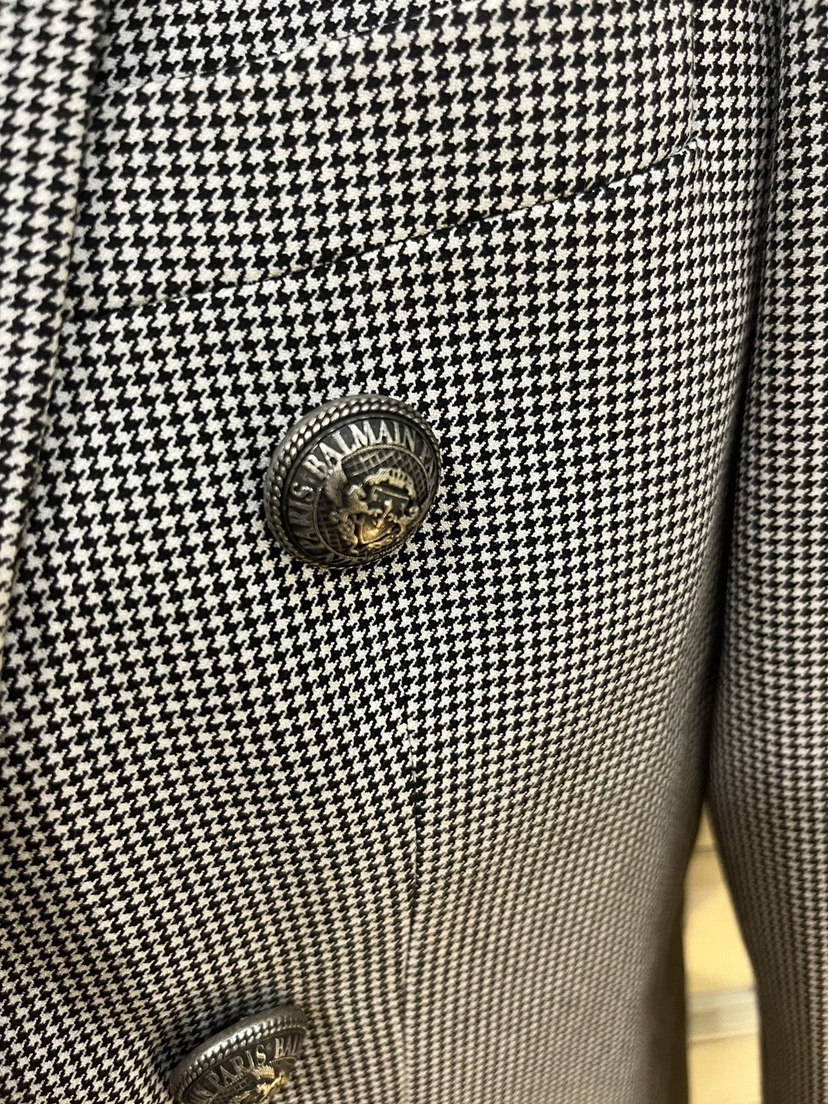 Balmain houndstooth double breast blazer size 48 Size 48R - 5 Thumbnail