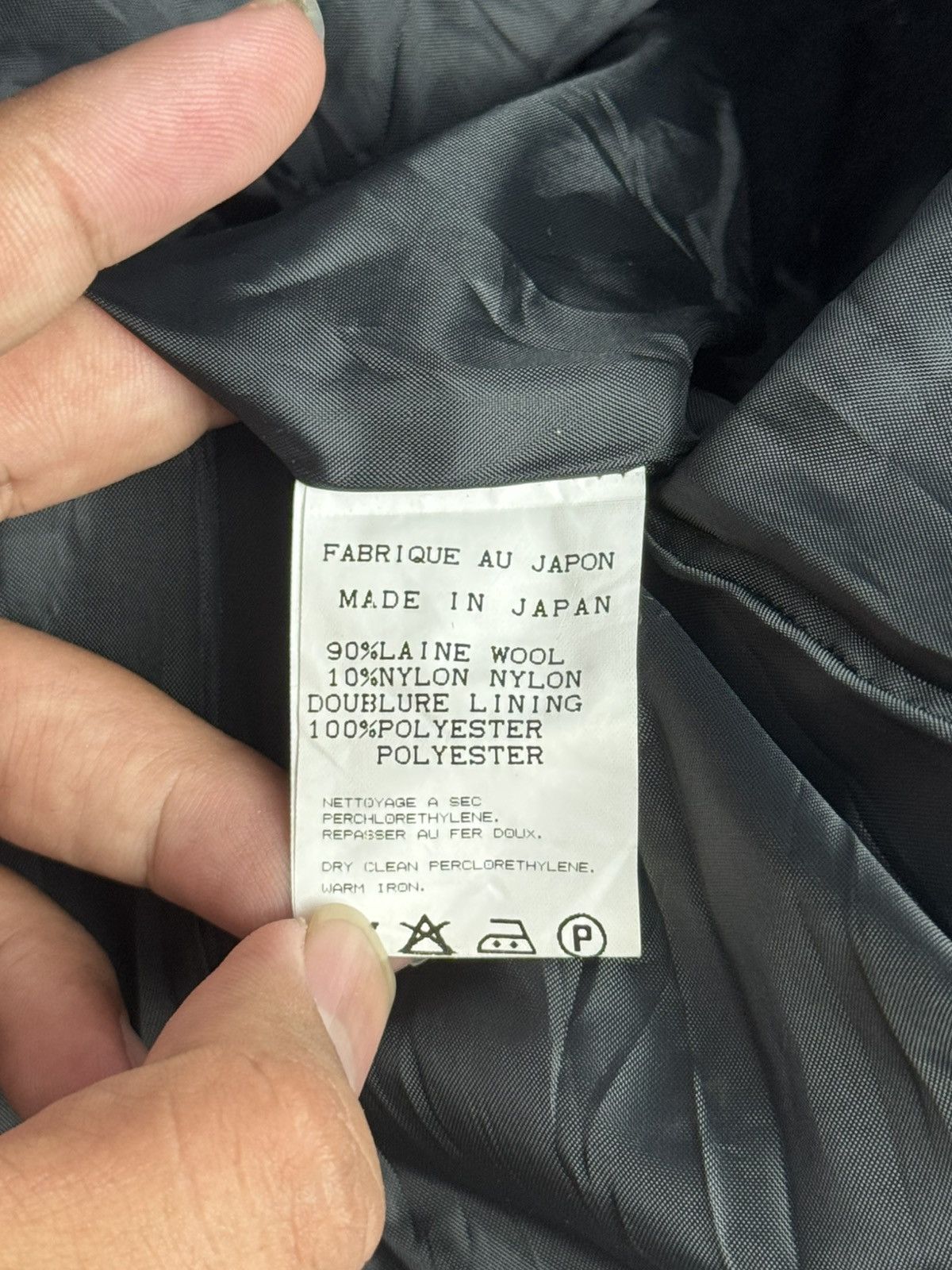 ADAM ET ROPE × Japanese Brand × Yohji Yamamoto Japanese Wool Outer Jacket Size US S / EU 44-46 / 1 - 7 Thumbnail
