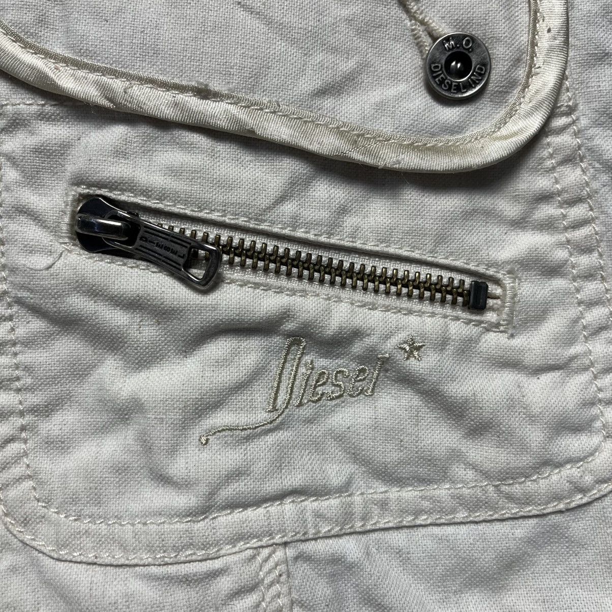 Diesel × Vintage Vintage Diesel Cropped Coat Jacket Streetwear Y2K Designer Size S / US 4 / IT 40 - 6 Thumbnail
