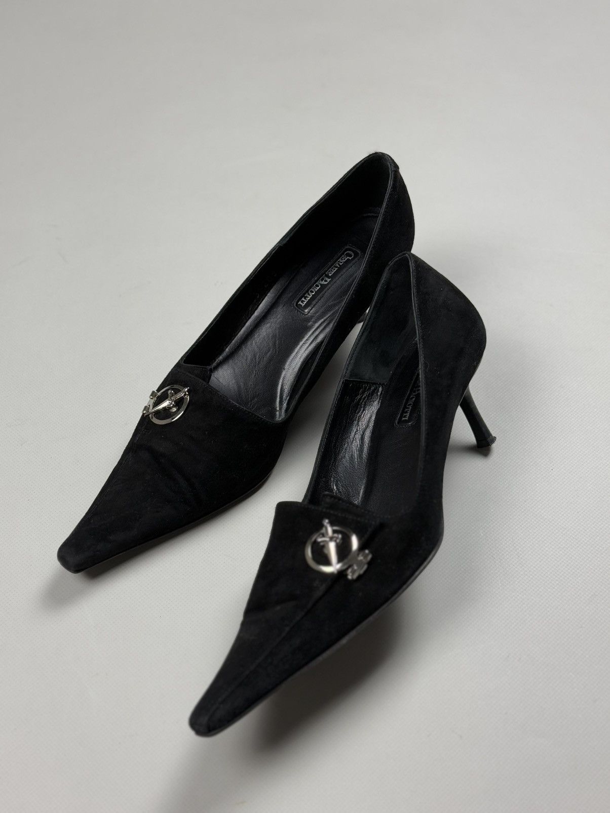 Paciotti Cesare Paciotti Dagger Suede Ladies Heels Size 39 / US 8 Size US 8 / IT 38 - 17 Thumbnail