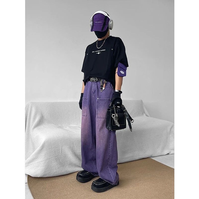 Japanese Brand × Vintage Streetwear jeans pants punk rock y2k 90’s style Size US 32 / EU 48 - 4 Thumbnail