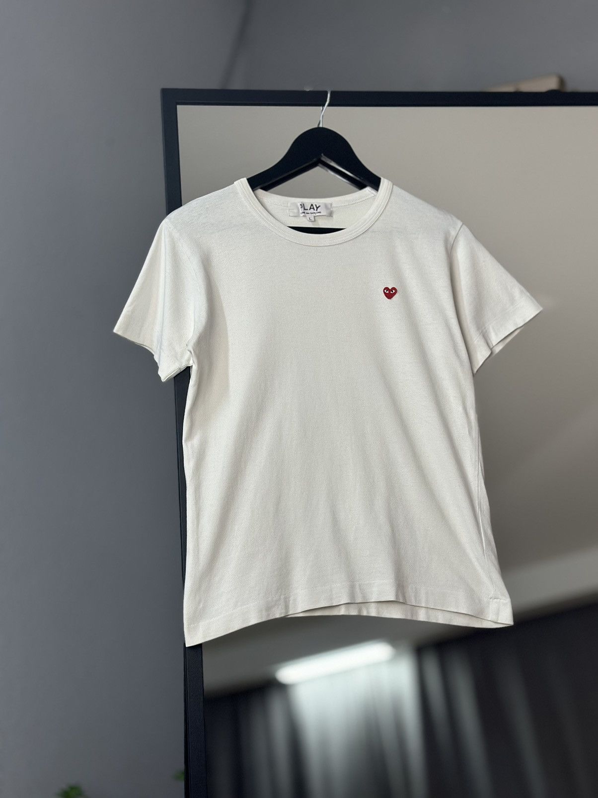 Other Comme des Garcons PLAY CDG Heart With Blue Eyes T-shirt Size L / US 10 / IT 46 - 2 Thumbnail