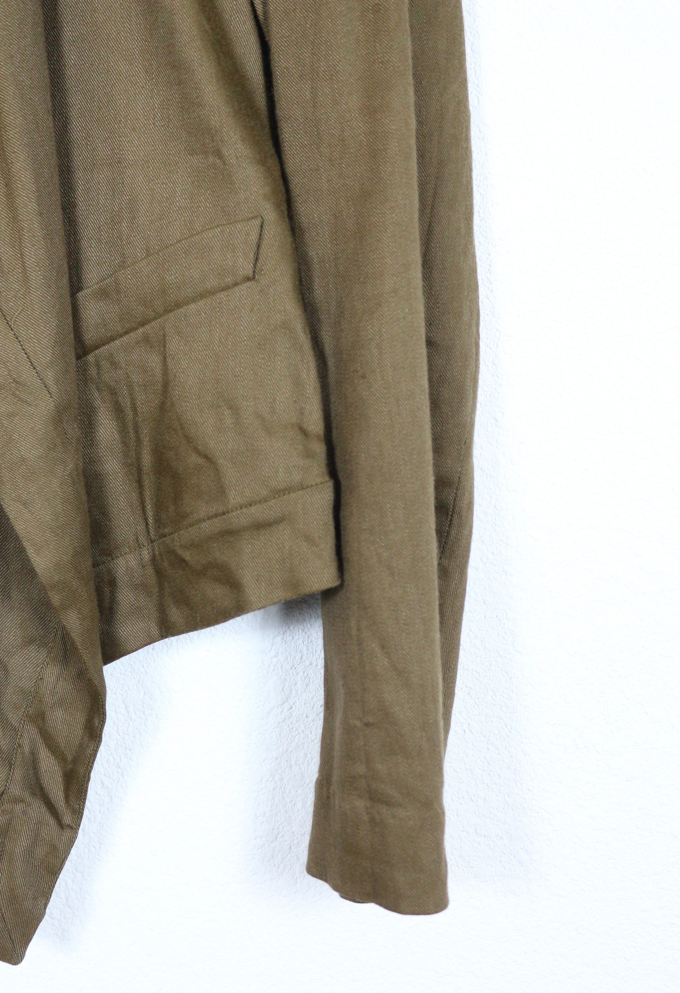 Diane von Furstenberg Diane von Furstenberg Linen Kimono Style Blazer Avant Garde Size M / US 6-8 / IT 42-44 - 2 Thumbnail