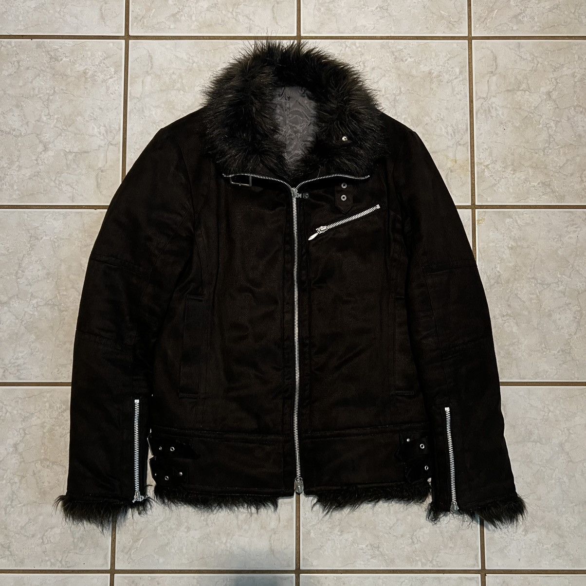 If Six Was Nine Tornado Mart Fur lined Suede jacket Size US M / EU 48-50 / 2 - 6 Thumbnail