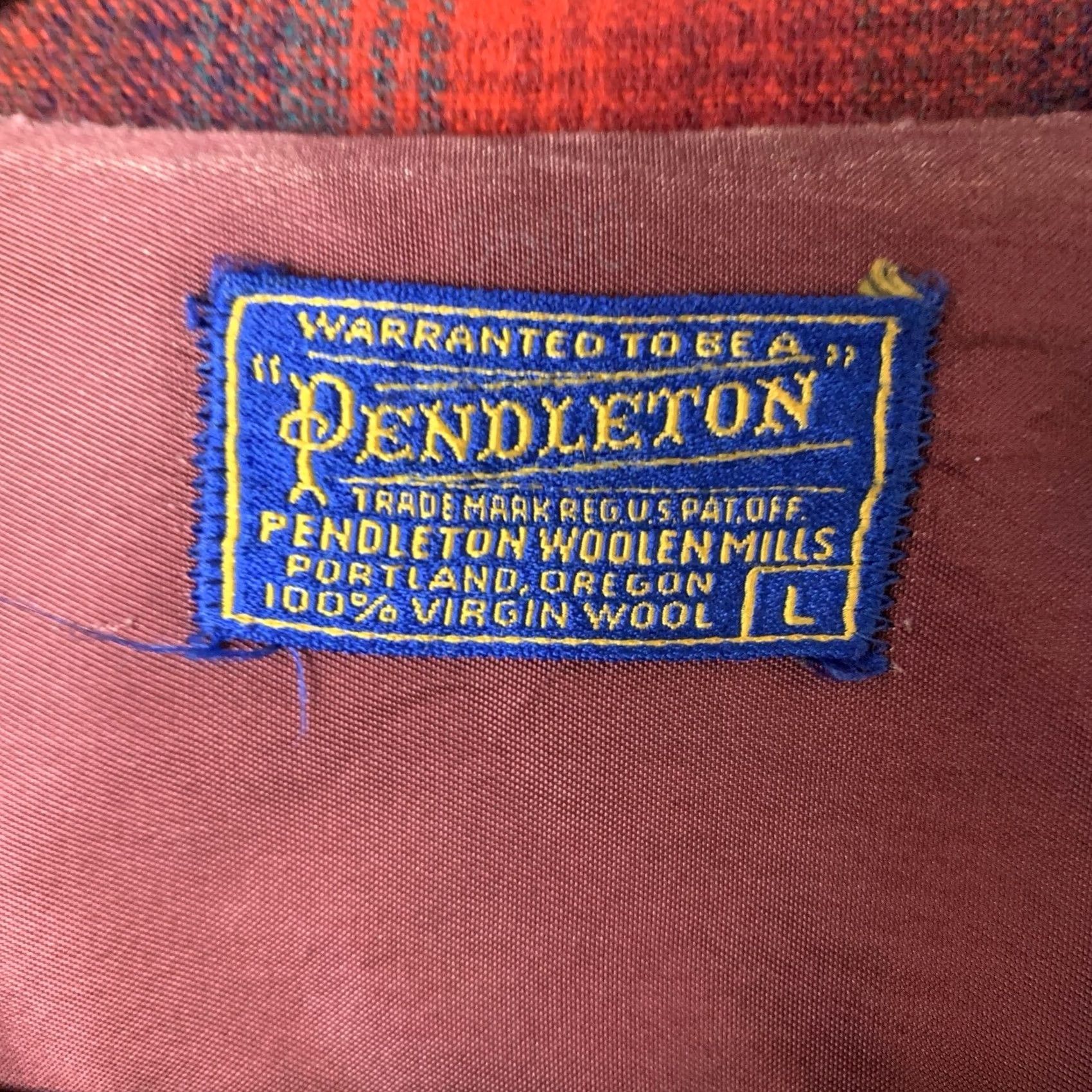 Pendleton VINTAGE Pendleton Blazer Women L Red Tartan Plaid Wool USA Button Long Sleeve Pocketed 3 Front Pockets Readable Size L / US 10 / IT 46 - 3 Thumbnail