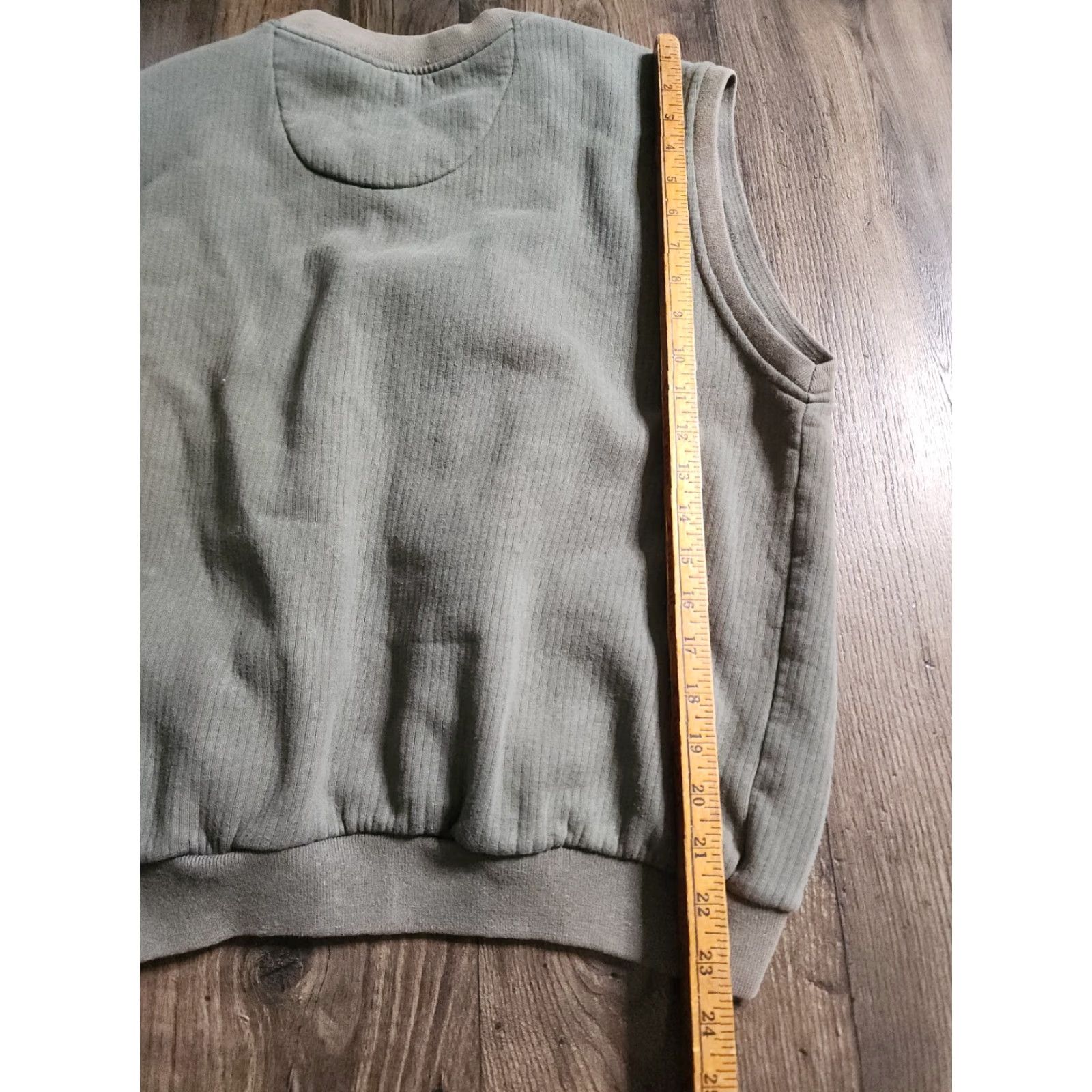 Nike VINTAGE Nike Golf Ribbed Sweater Vest Diamondhead Course Mens M Green V-Neck Swear? Size US M / EU 48-50 / 2 - 4 Thumbnail