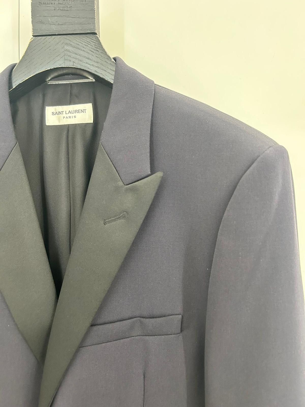 Saint Laurent Paris Double breasted trench coat made with recycled polyester Size 48R - 4 Thumbnail
