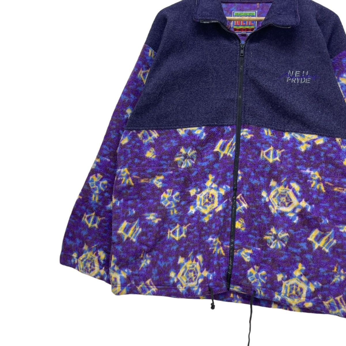 Japanese Brand 💥Japanese Brand Neil Pryde Art Full Print Fleece Jacket Size US M / EU 48-50 / 2 - 4 Thumbnail