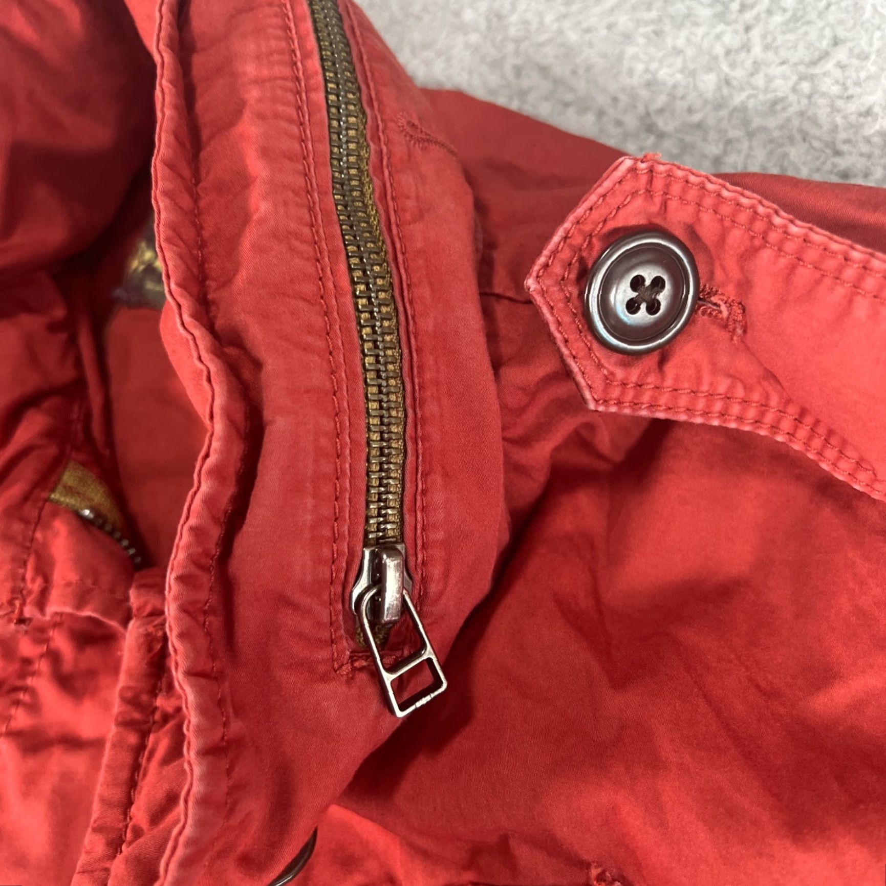 Eddie Bauer Eddie Bauer Hoodie Utility Jacket Womens Small Red Cotton Pockets Long Sleeve Size L / US 10 / IT 46 - 3 Thumbnail