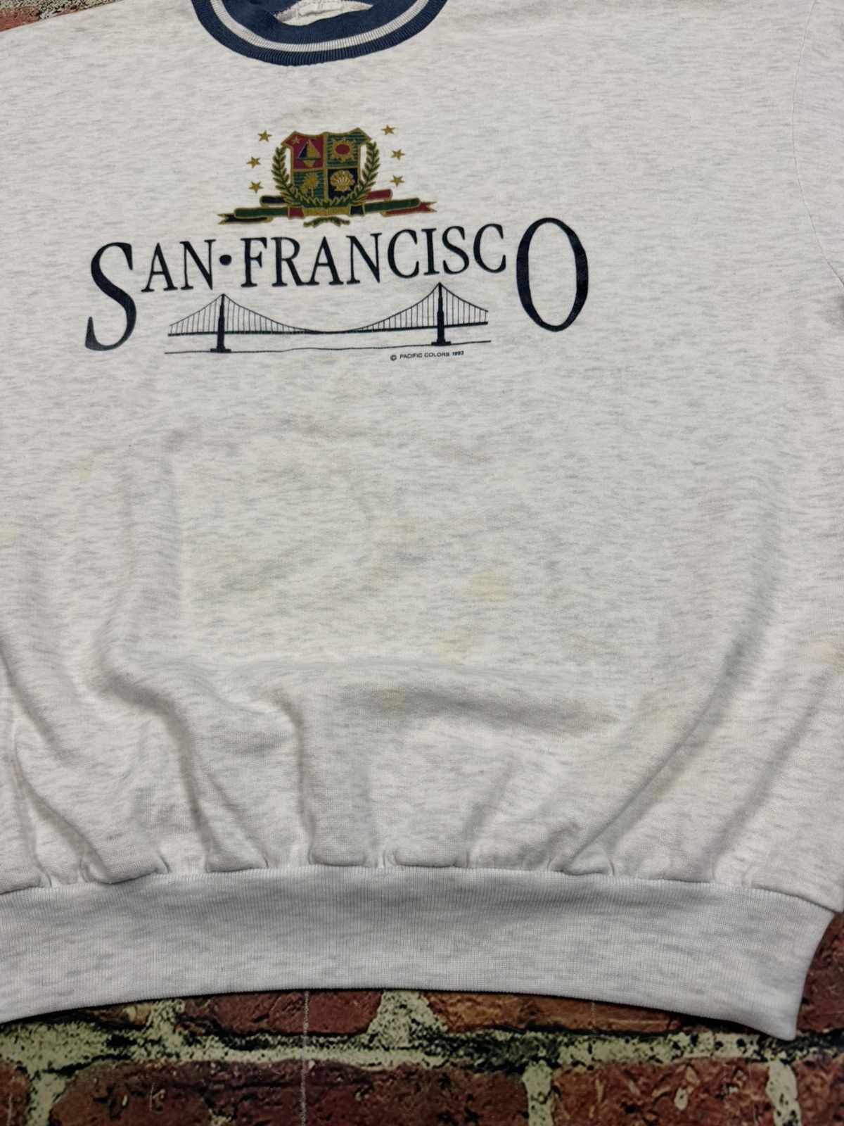 Vintage Vintage 90s SAN FRANCISCO Bridge Sweatshirt Golden Gate Bay Size US XL / EU 56 / 4 - 10 Thumbnail