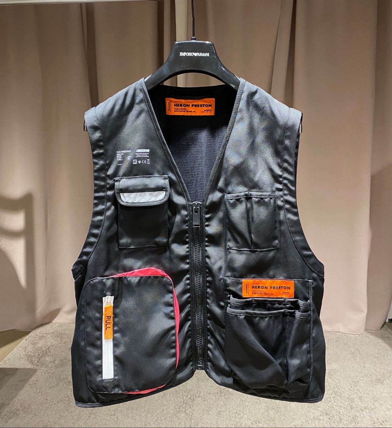 Heron Preston Heron Preston Fire Vest | Grailed