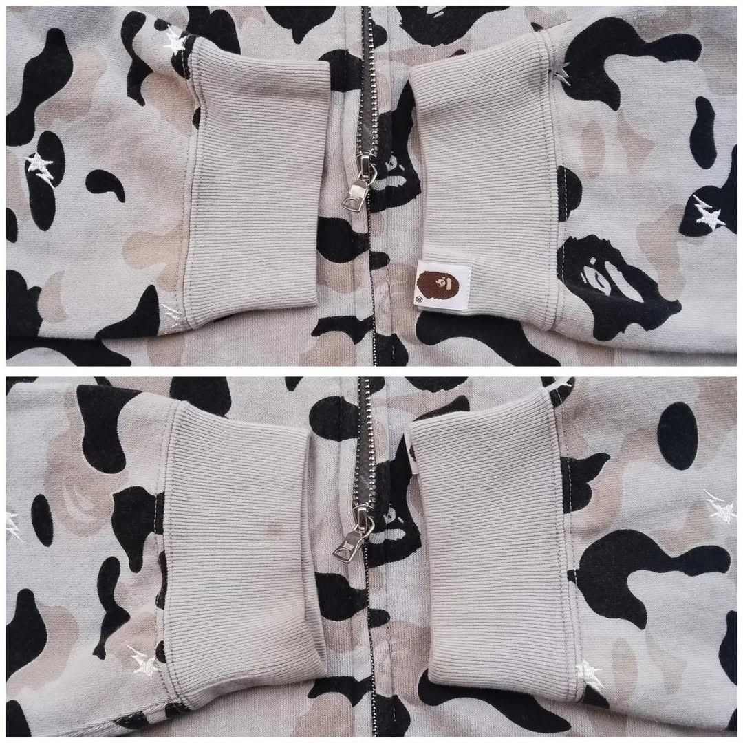 Bape 2010 BAPE STA Aoyama Camo Full Zip Hoodie Size US XL / EU 56 / 4 - 6 Thumbnail