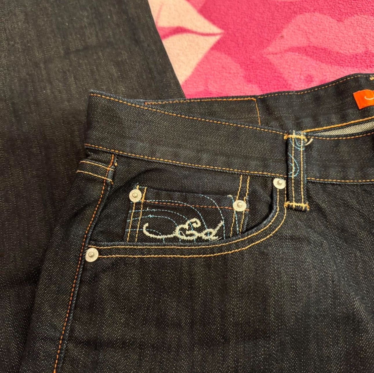 Ed Hardy Vintage Ed Hardy Embroidered Denim Jeans Size US 40 / EU 56 - 4 Thumbnail