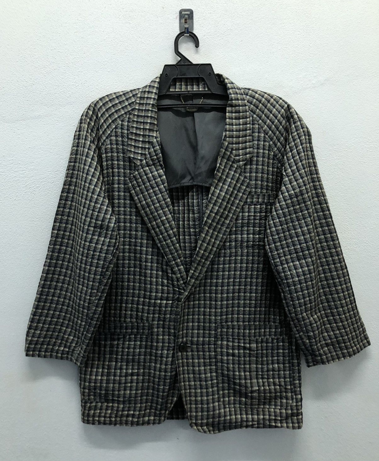 Aquascutum Vintage Aquascutum London Quilted Check Blazer – Medium Size M / US 6-8 / IT 42-44 - 1 Thumbnail
