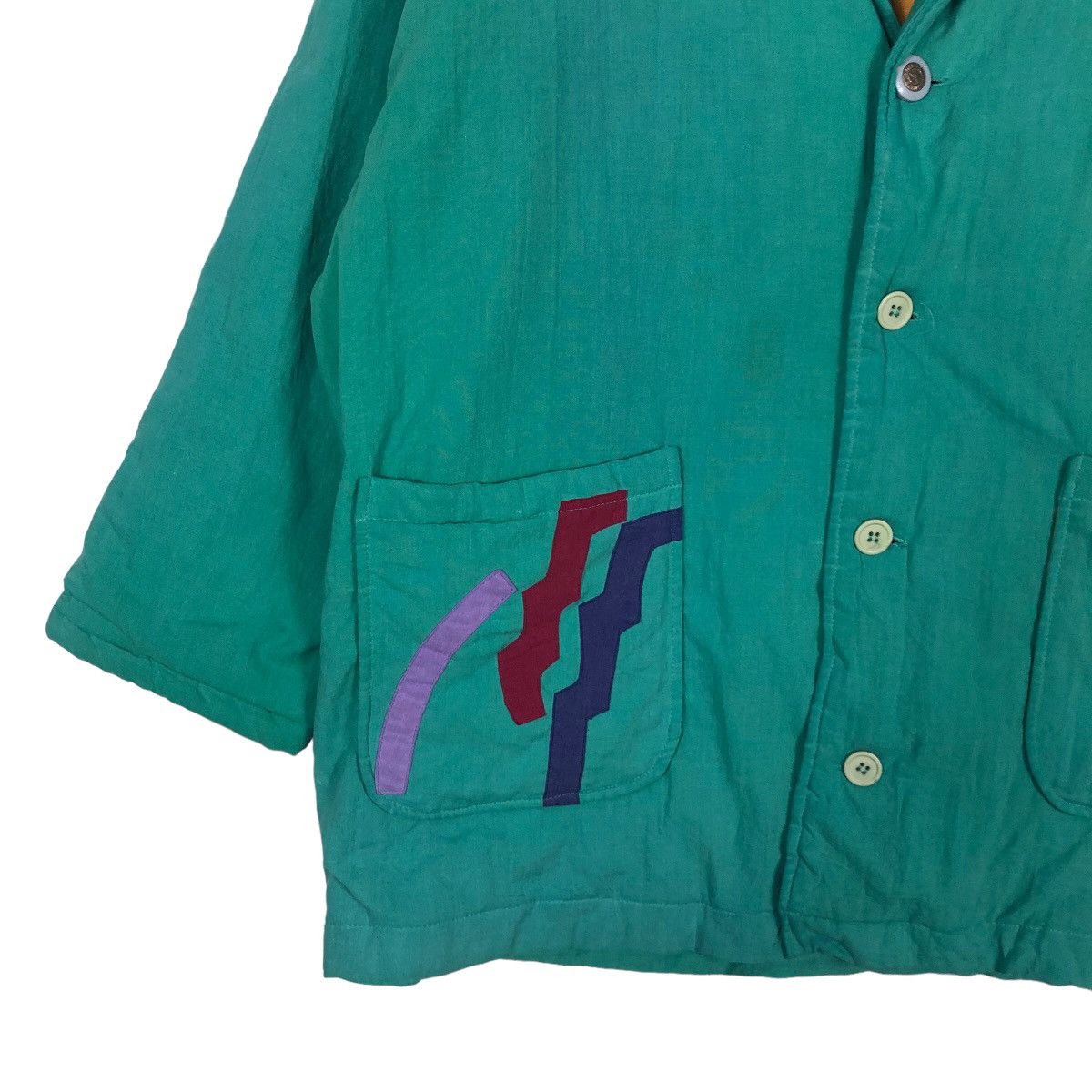 Hysteric Glamour 🔥Vintage Kimono Jacket Football Big Logo Japan Made Size US L / EU 52-54 / 3 - 4 Thumbnail