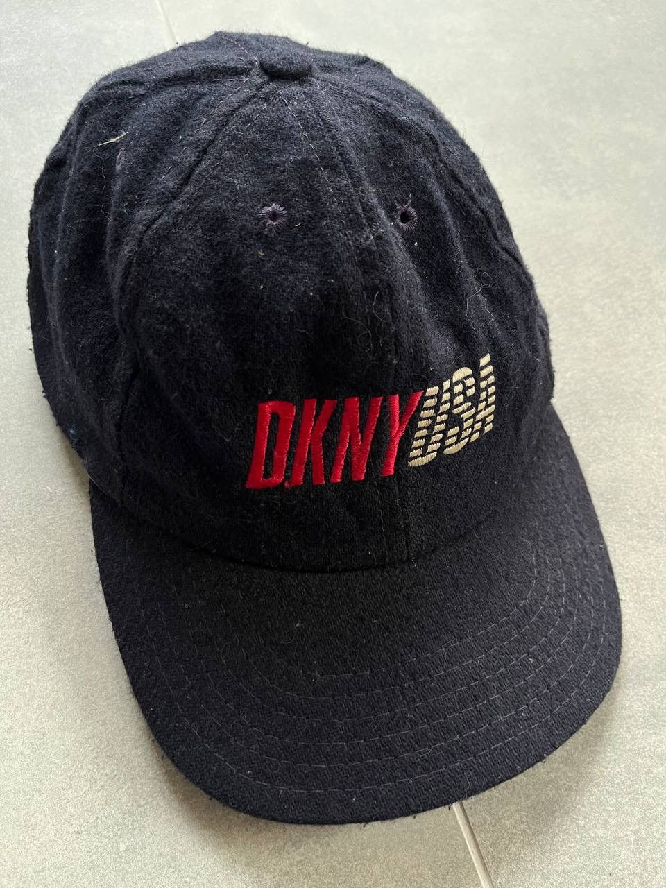 DKNY Vintage Donna Karan DKNY Wool Logo Cap Size ONE SIZE - 2 Thumbnail