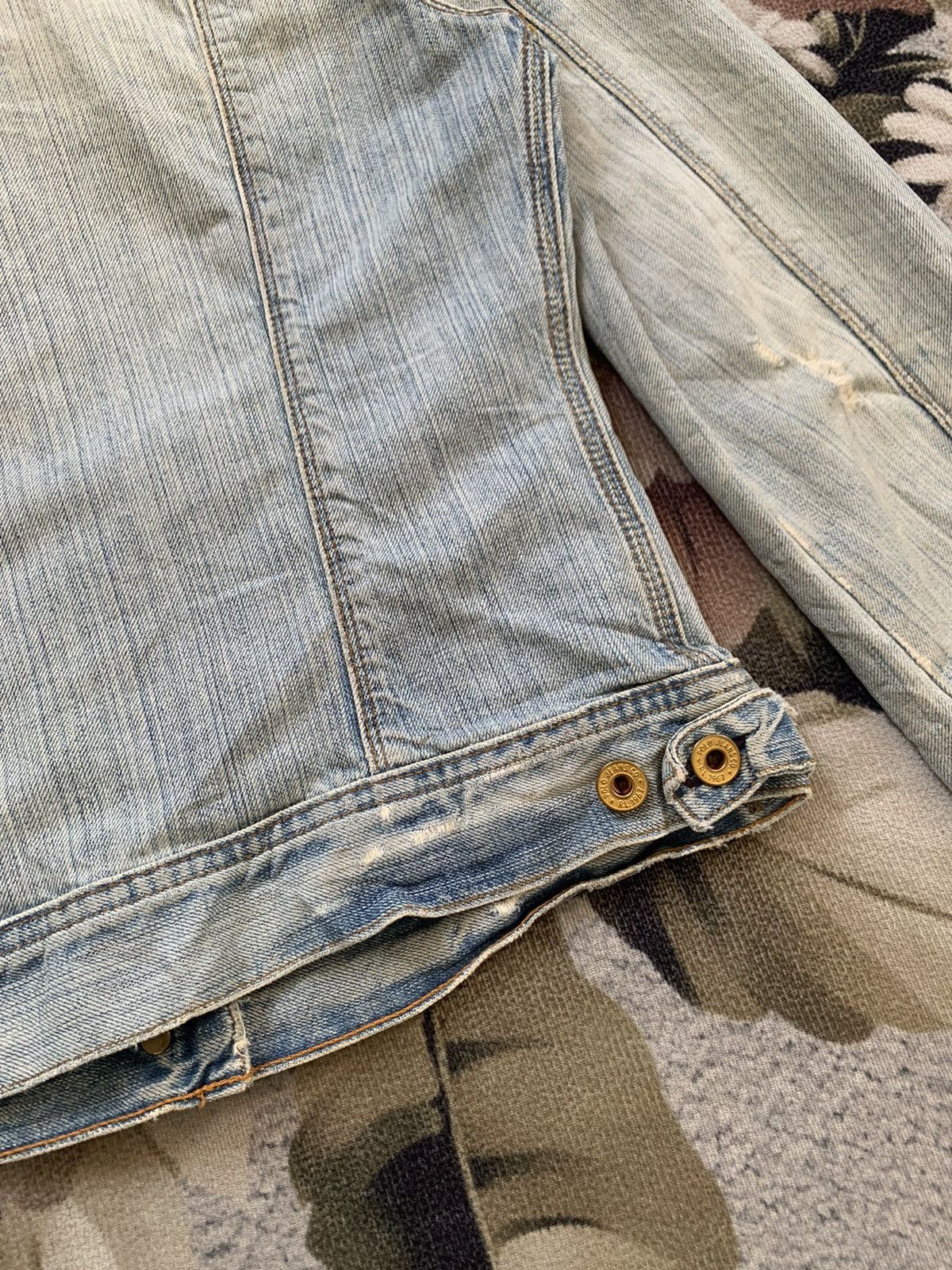 Polo Ralph Lauren Ralph Lauren Polo Jeans Co Distress Denim Jacket Size M / US 6-8 / IT 42-44 - 13 Thumbnail