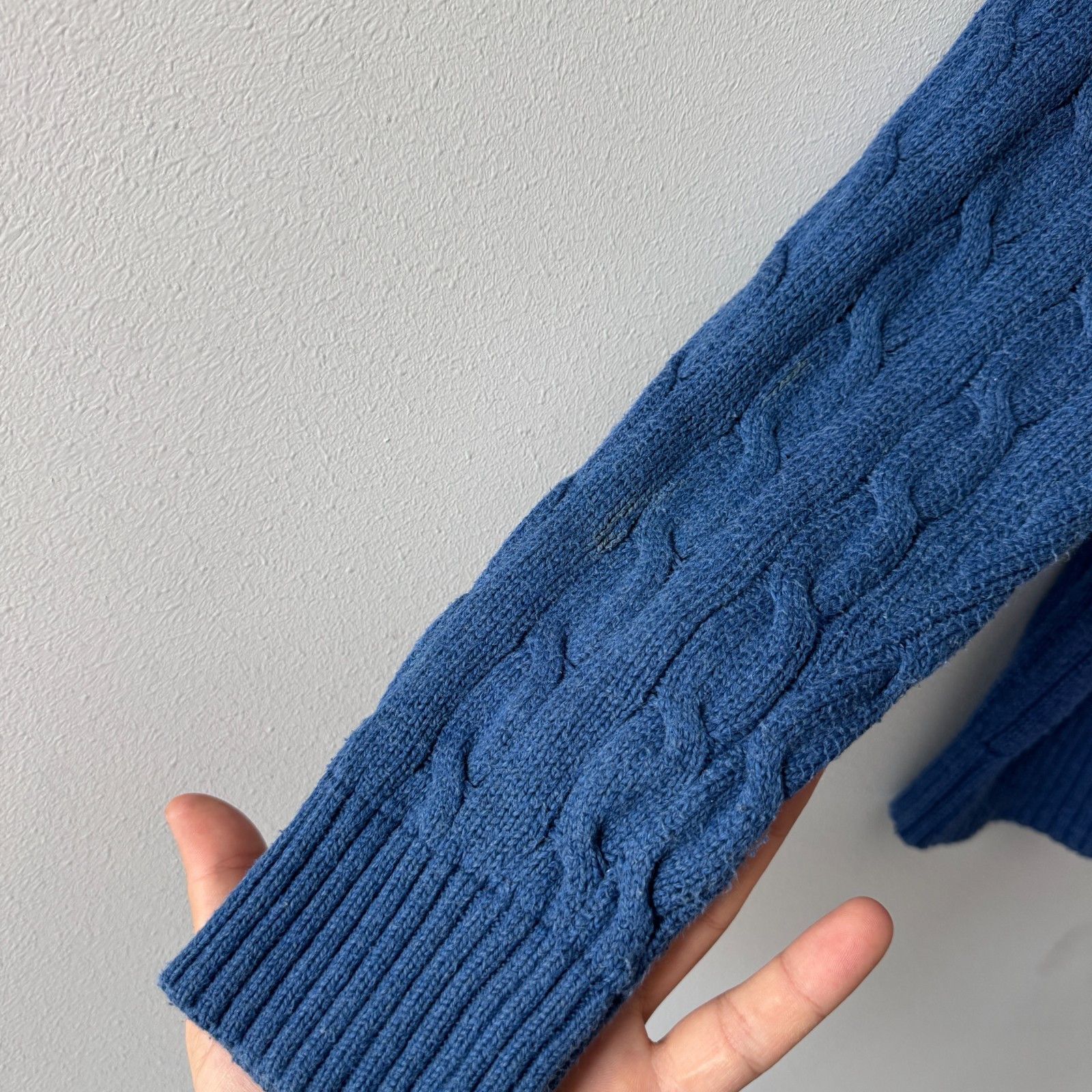 Polo Ralph Lauren Ralph Lauren Knitted Vintage Sweater Blue Men’s Oldmoney Size US M / EU 48-50 / 2 - 8 Thumbnail