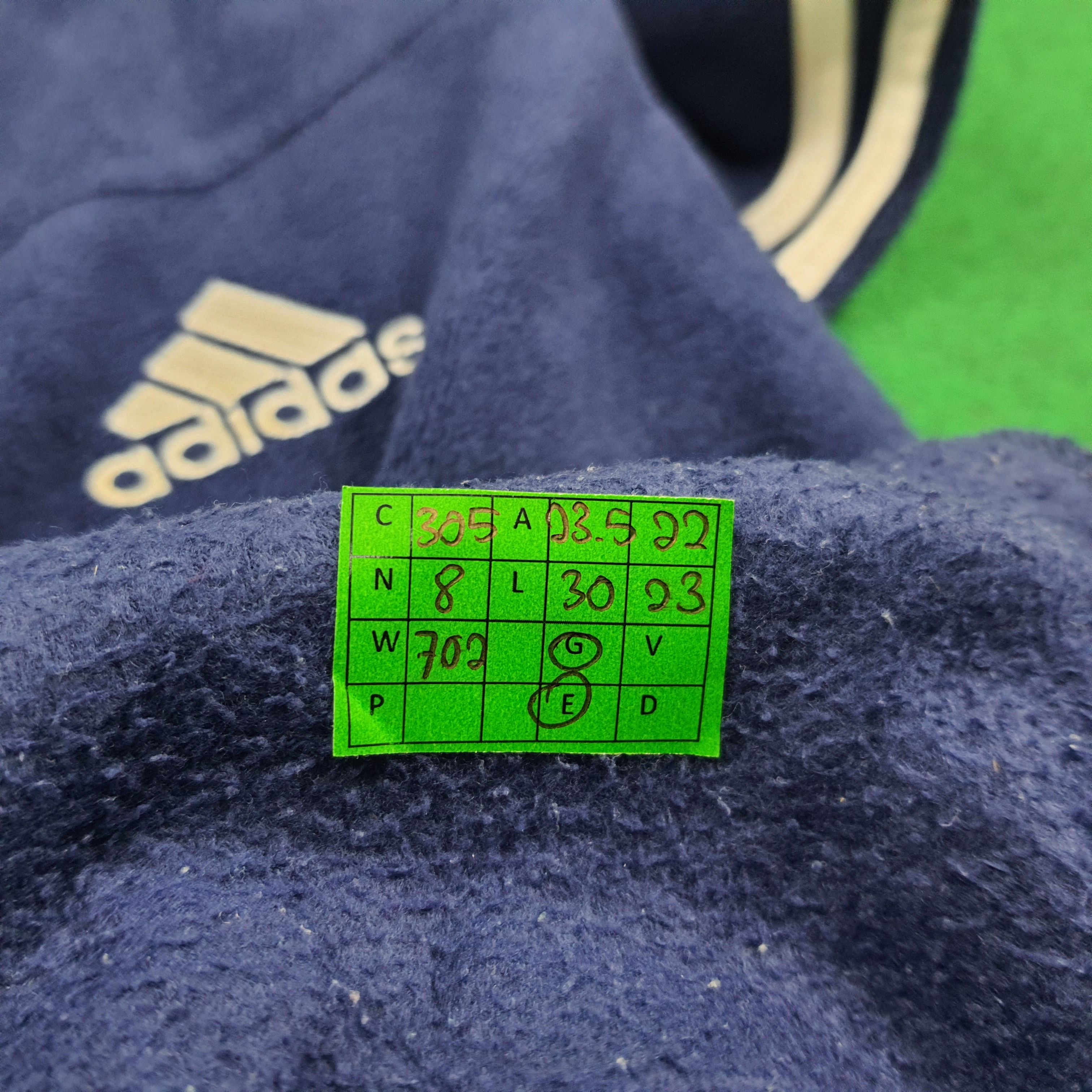 Adidas Vintage Adidas Track Jacket Fleece Full Zip Custom Y's Logo Size US L / EU 52-54 / 3 - 11 Thumbnail