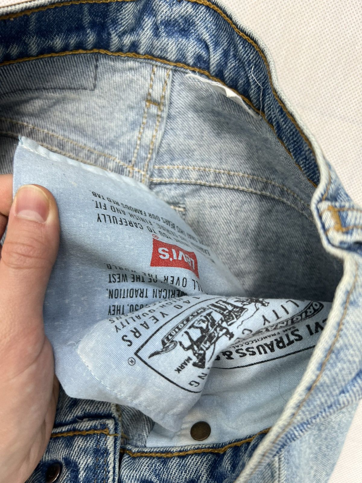 Levi's × Vintage Pants Levi’s 550 vintage 90’s baby blue Size 26" / US 2 / IT 38 - 7 Thumbnail