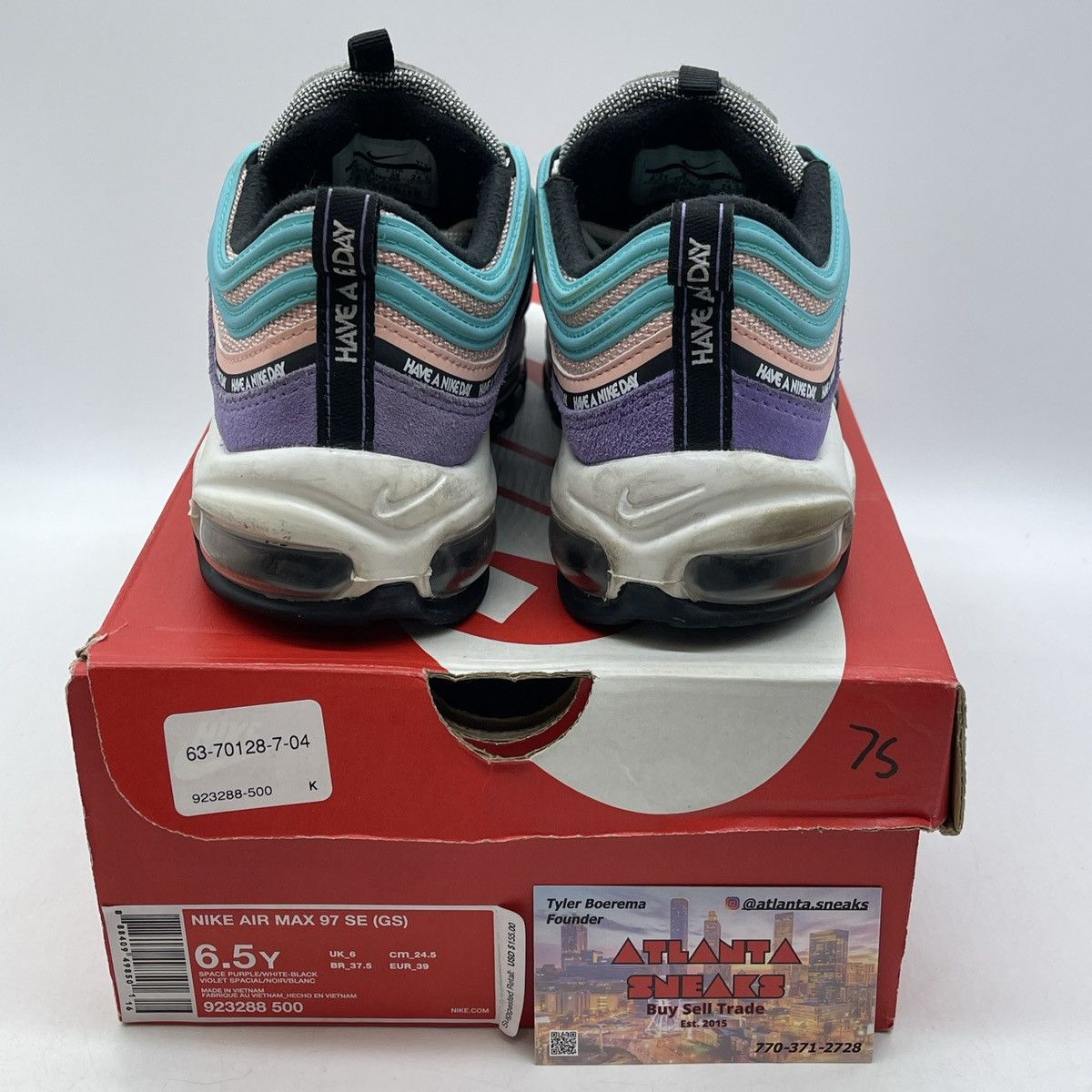 Nike Air max 97 have a Nike day Size US 6.5 / EU 39-40 - 3 Thumbnail