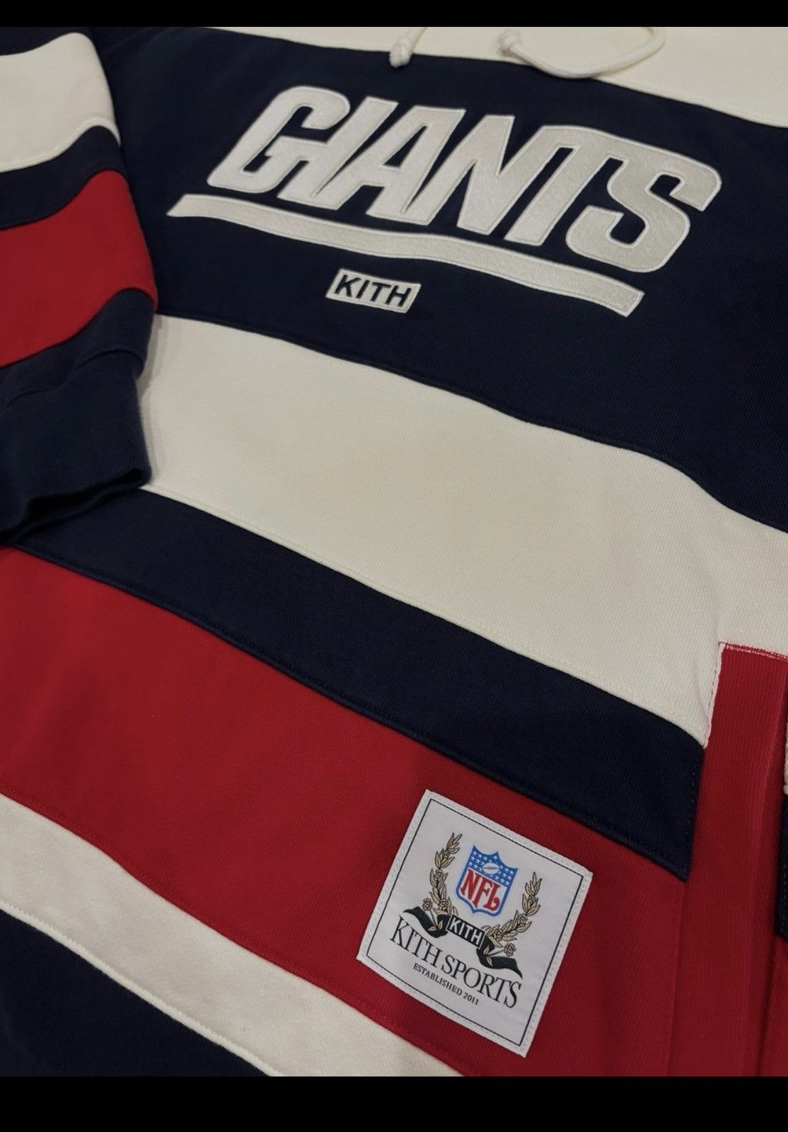 Kith KITH x NFL New York Giants Delk Hockey Hoodie Size Med Size US M / EU 48-50 / 2 - 3 Thumbnail