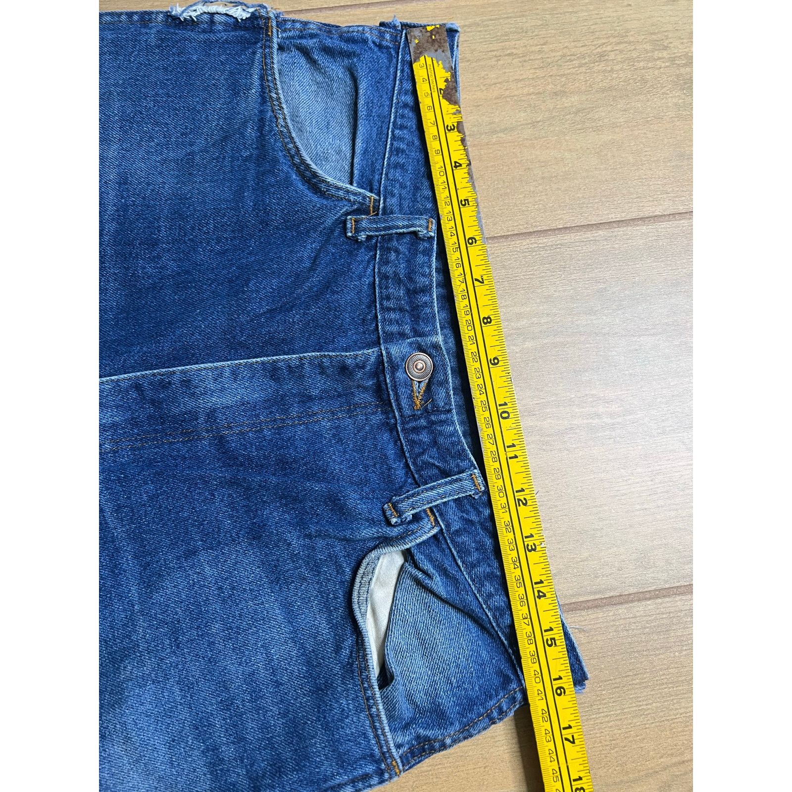 Vintage Vintage 70s 80s Blue Denim Jeans Talon Zipper USA 36x32 Size US 36 / EU 52 - 5 Thumbnail