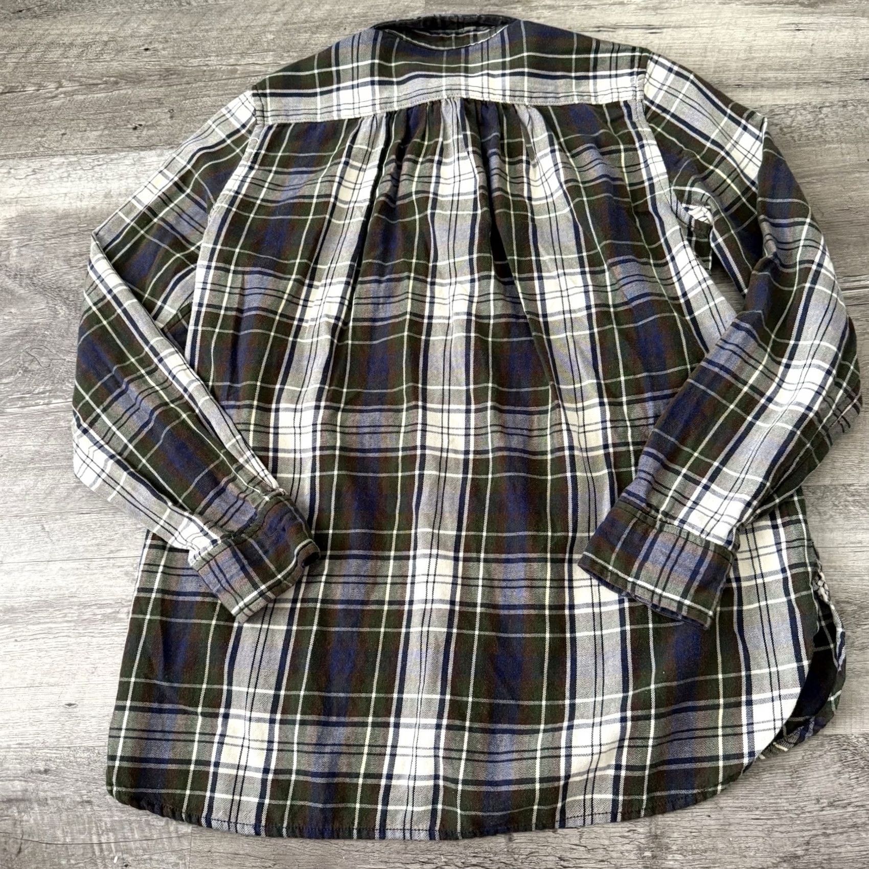 Vintage Denim & Supply Ralph Lauren RL Utility Shirt Small Plaid Button Up Womens Size S / US 4 / IT 40 - 5 Thumbnail