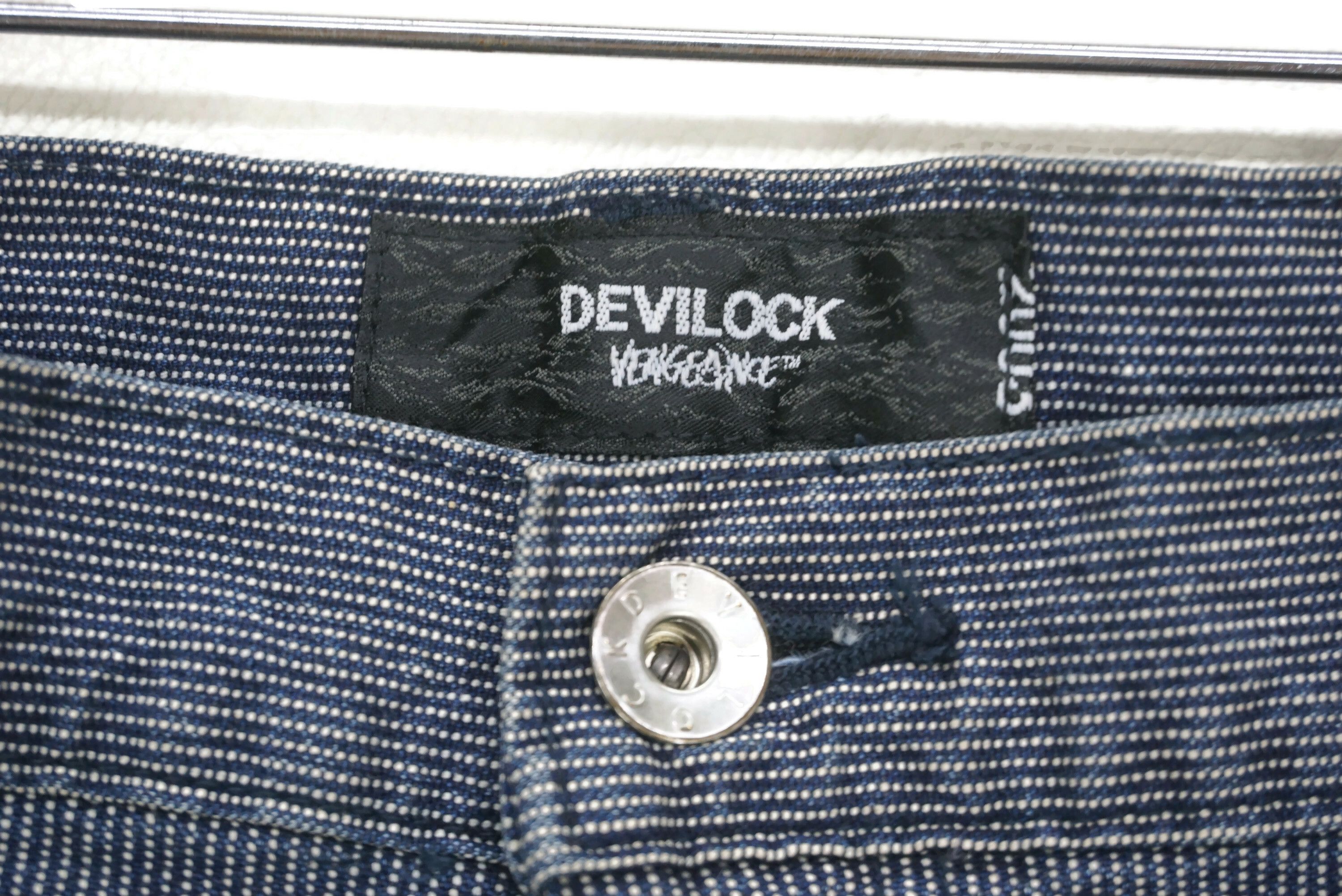 Devilock Devilock Jeans Size W34xL33.5 Double Knee Hickory Denim Size US 34 / EU 50 - 5 Thumbnail