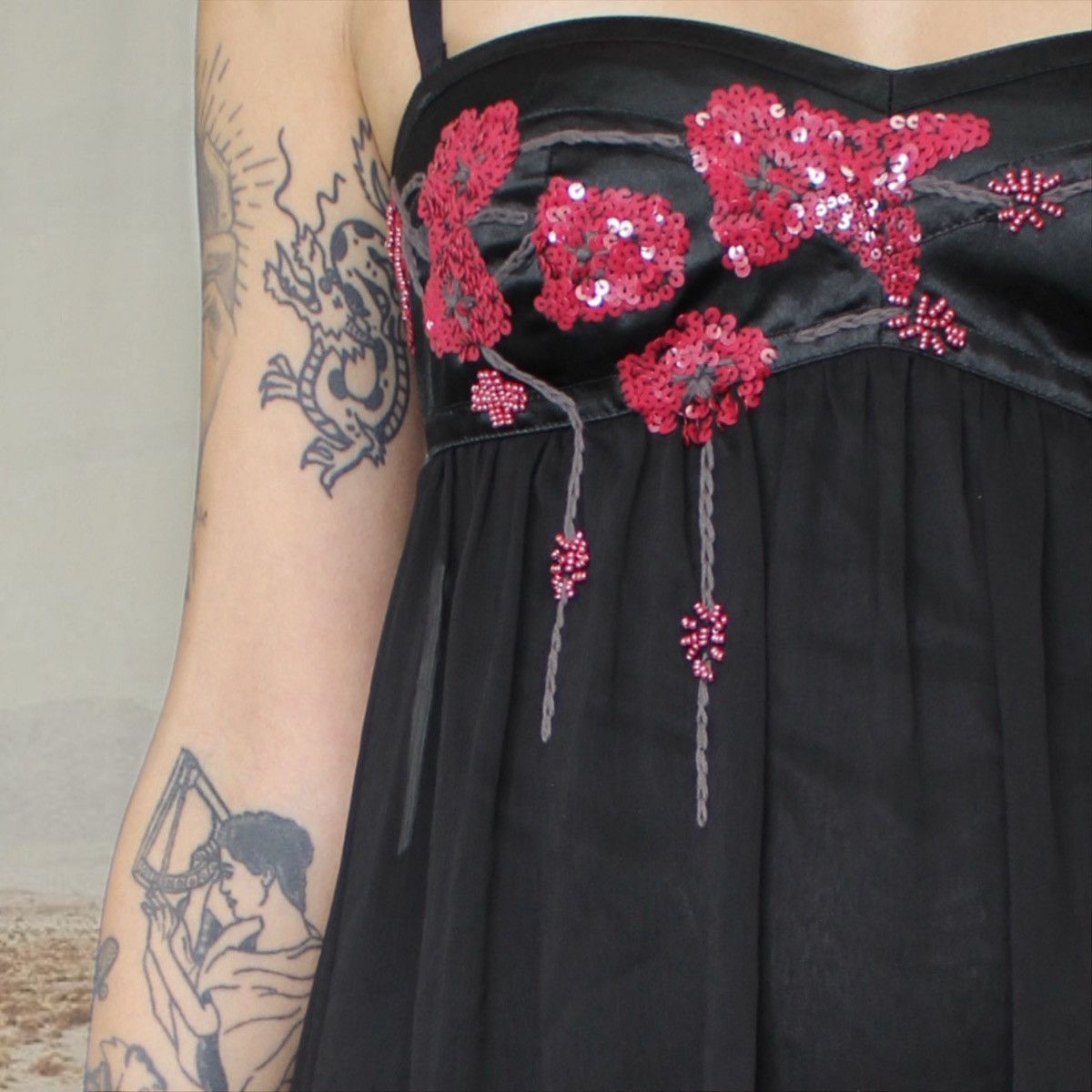 Other 🌺BLACK BABYDOLL DRESS🌺 Size XS / US 0-2 / IT 36-38 - 4 Thumbnail