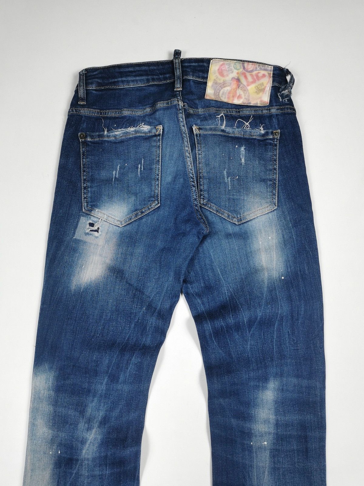 Dsquared2 Dsquared2 Destroyed Distressed Skinny Jeans Size US 30 / EU 46 - 6 Thumbnail
