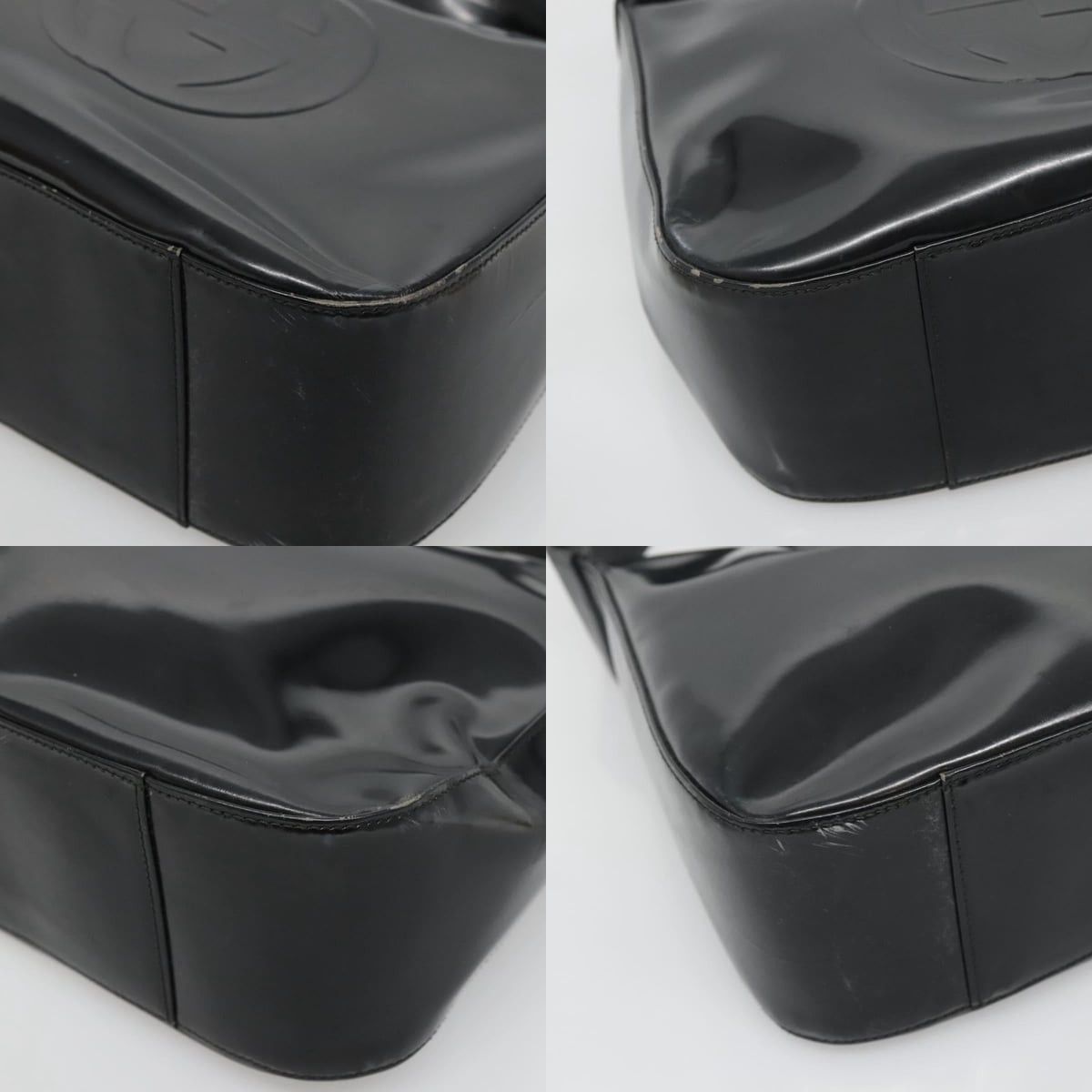 Gucci GUCCI Shoulder Bag Enamel Black 001 3754 001 3754 Size ONE SIZE - 10 Thumbnail