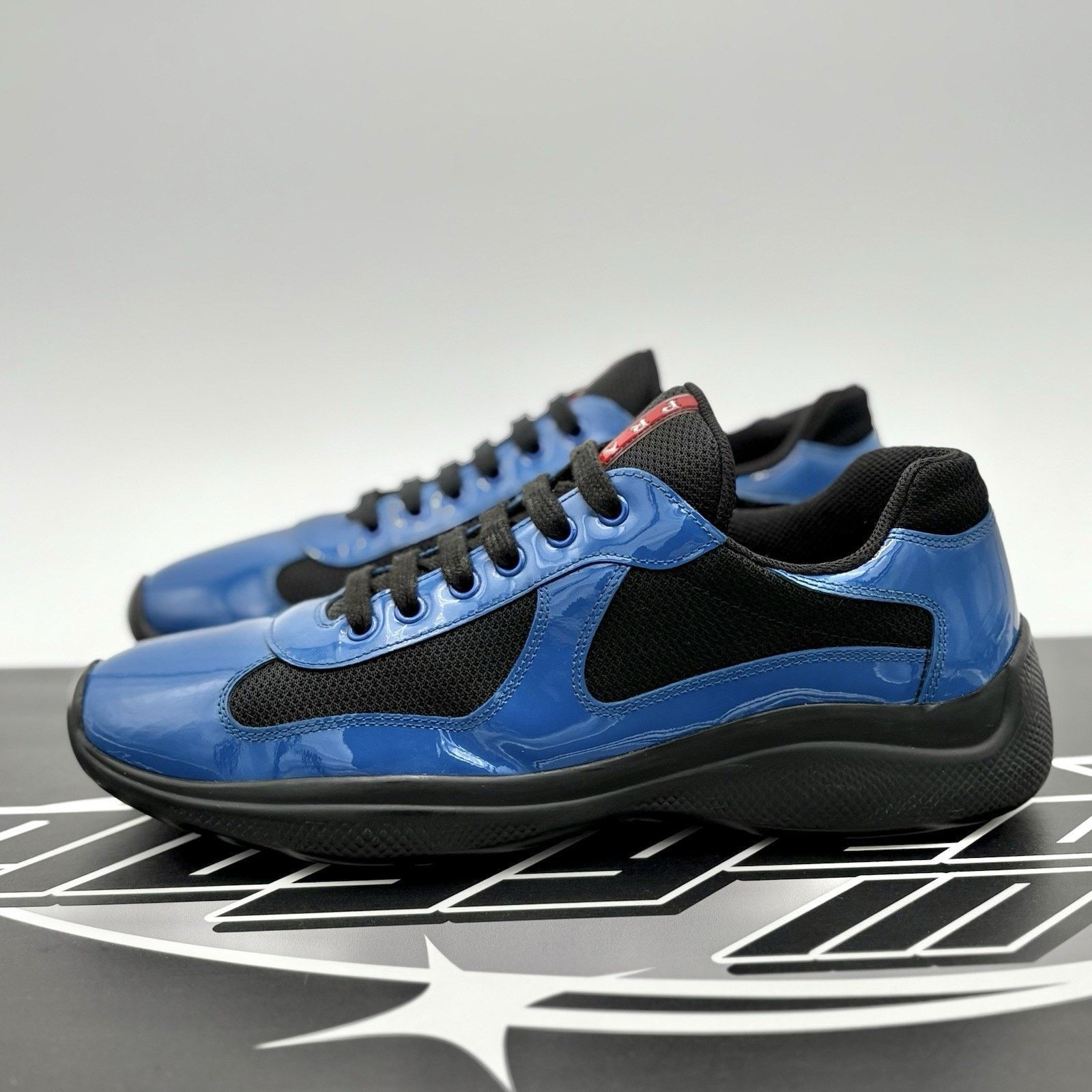 Prada Prada Americas Cup ' Blue Black ' | GREAT CONDITION! Size US 9 / EU 42 - 1 Thumbnail