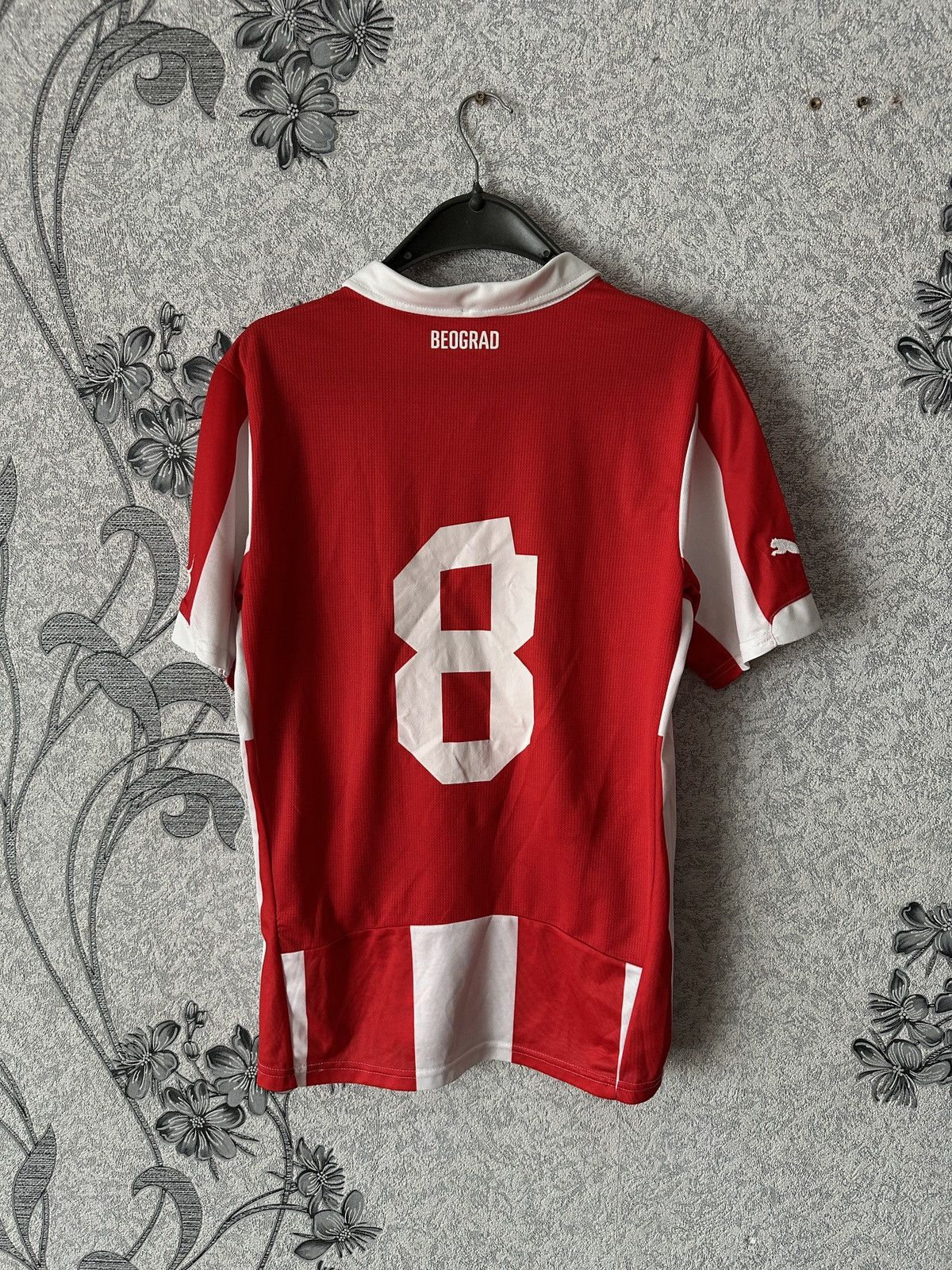 Puma Red Star Belgrade 2014 2015 home Crvena Zvezda kit shirt tee Size US M / EU 48-50 / 2 - 5 Thumbnail