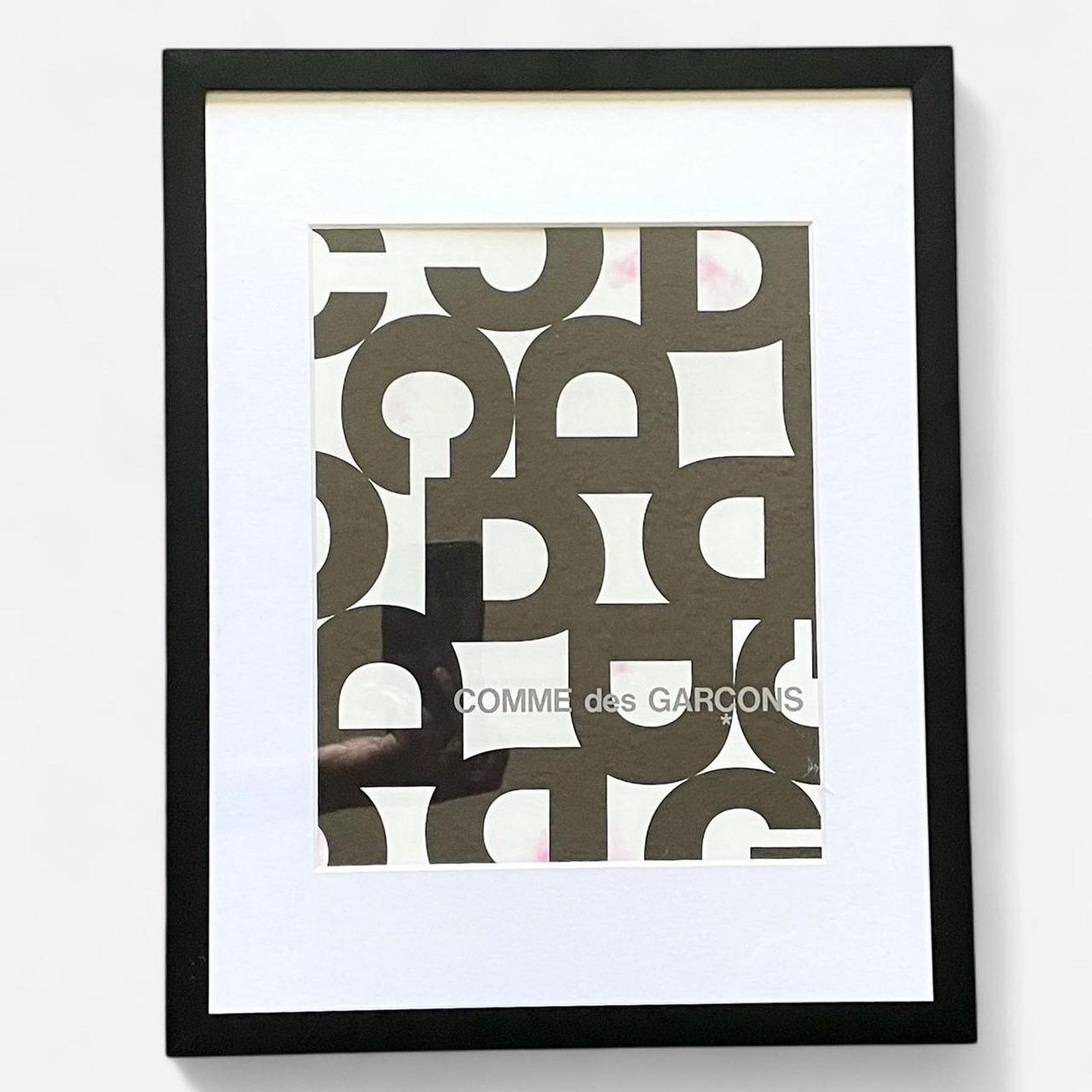 Comme des Garcons × Rei Kawakubo Comme des Garçons Graphic prints cutout framed poster 11x14 Size ONE SIZE - 1 Thumbnail