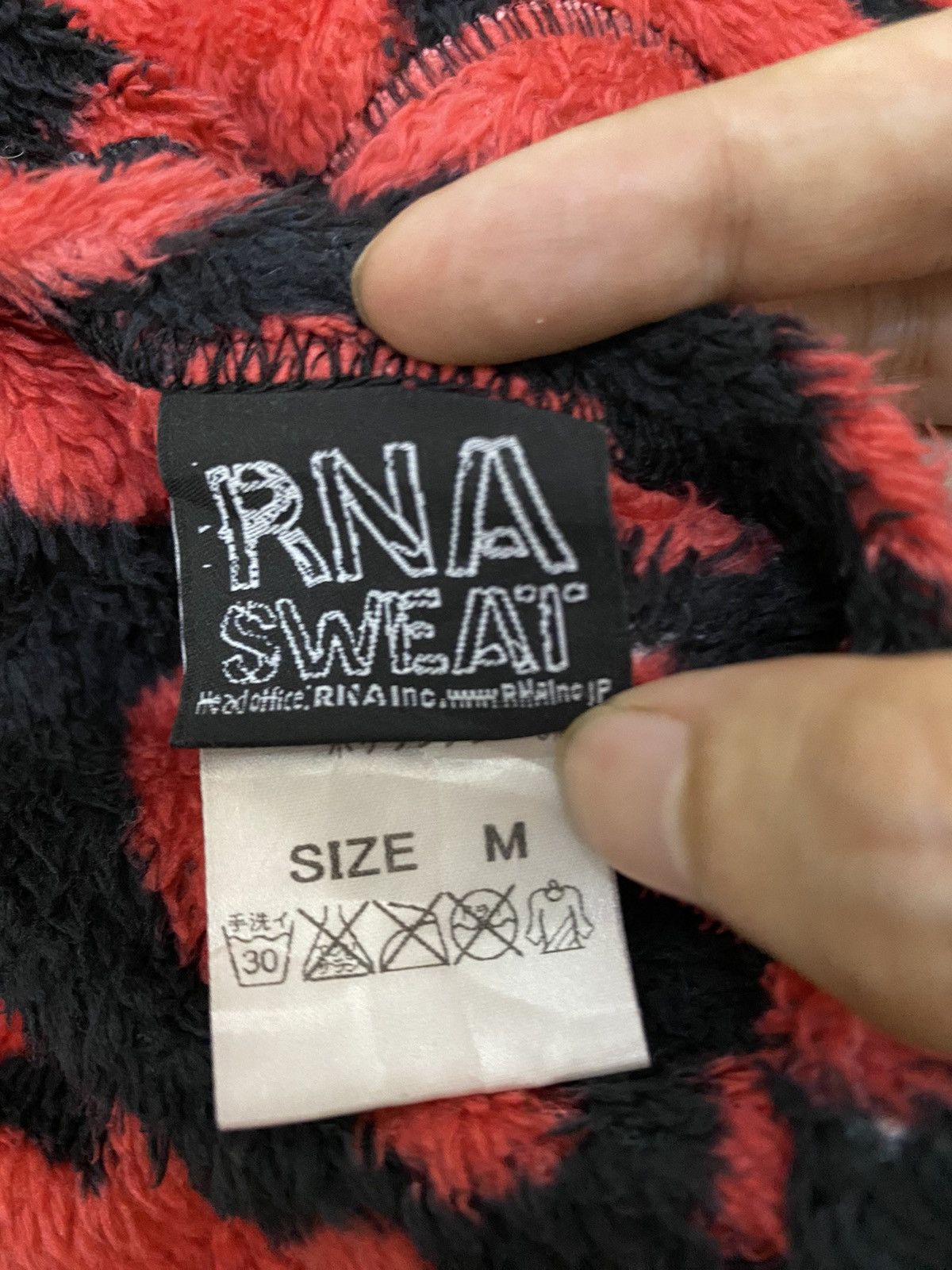 Japanese Brand Rna sweet inc reversible fleece hoodie Size M / US 6-8 / IT 42-44 - 9 Thumbnail