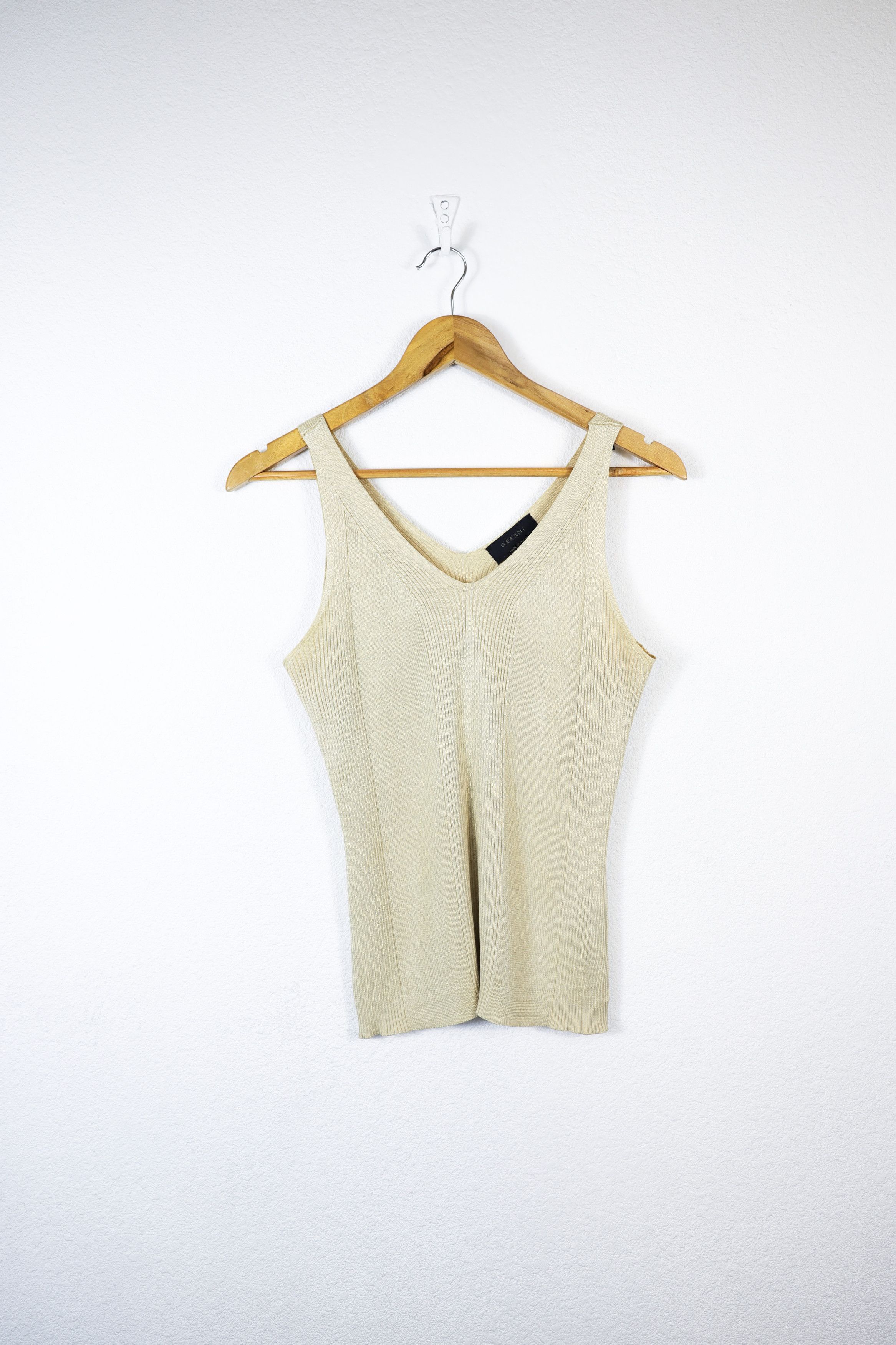 Other Womens Gerani Italy Gold Silk Tank Top Size M / US 6-8 / IT 42-44 - 1 Thumbnail