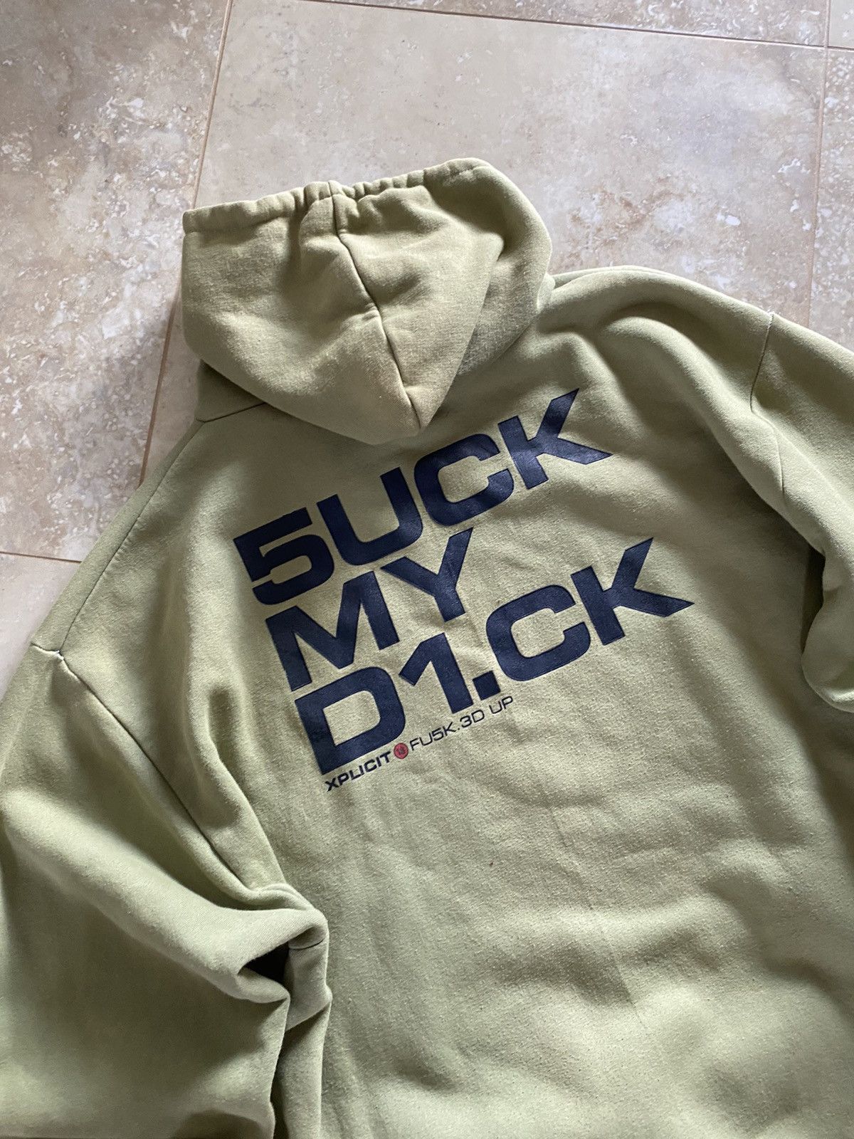 Japanese Brand Vintage 00s Fishbone Suck my 5uck.my D1.ck Hoodie Xplict18 Size US XL / EU 56 / 4 - 3 Thumbnail