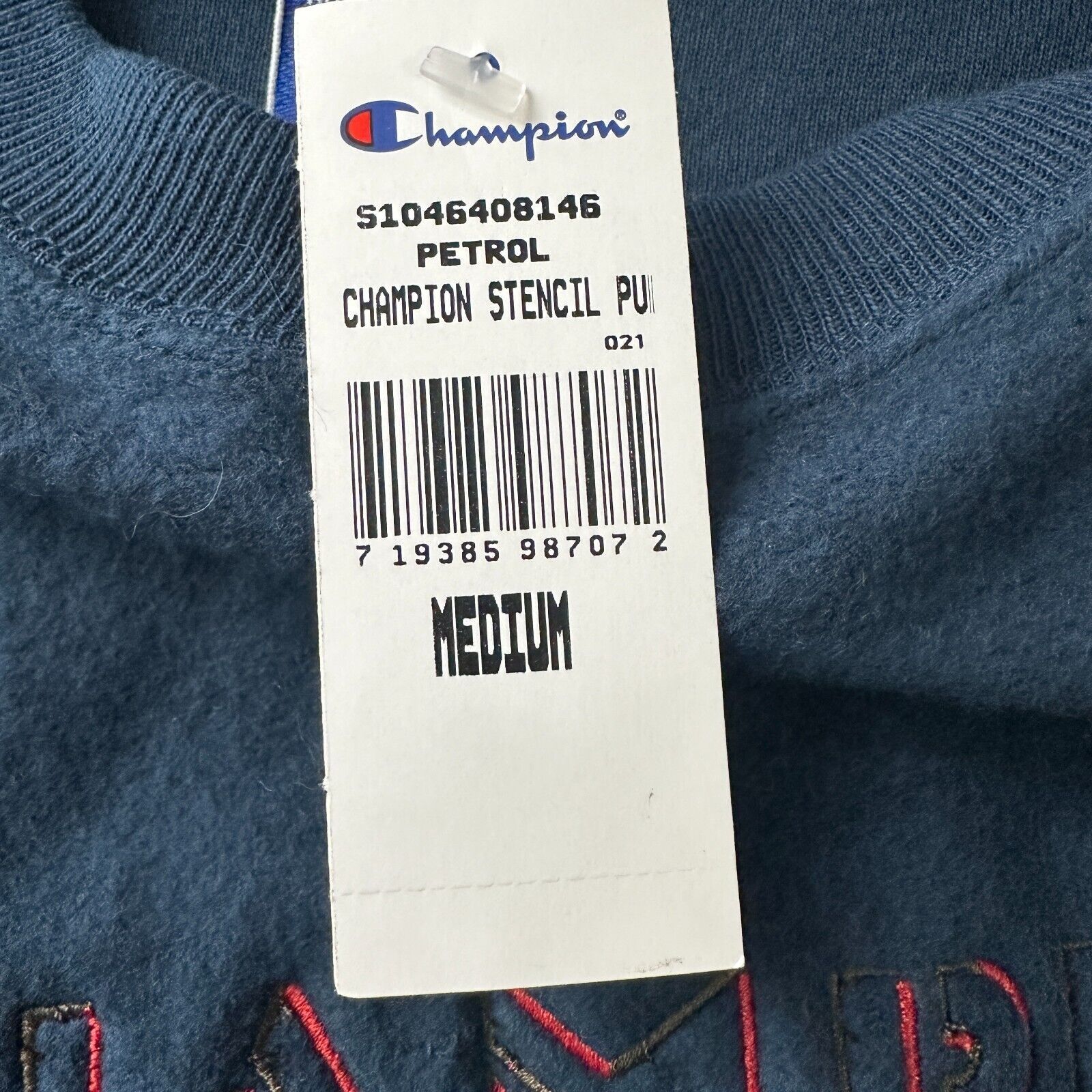 Champion Vintage Champion Inside Out Sweatshirt Mens M Blue Cotton Size US M / EU 48-50 / 2 - 5 Thumbnail