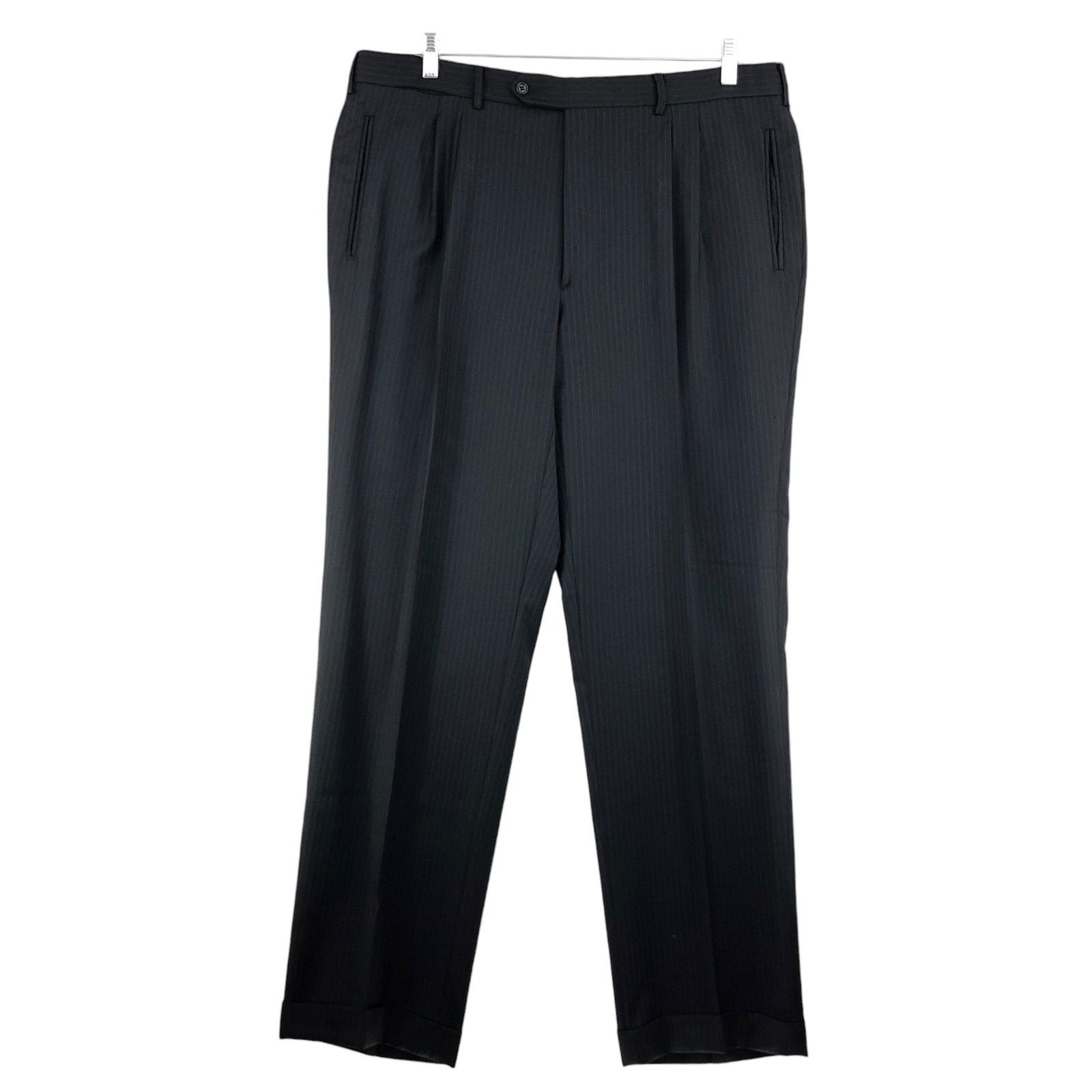Lubiam Lubiam LBM 1911 Size 44L Suit Drop 5 Pinstripe *TINY FLAW Size 44L - 17 Thumbnail