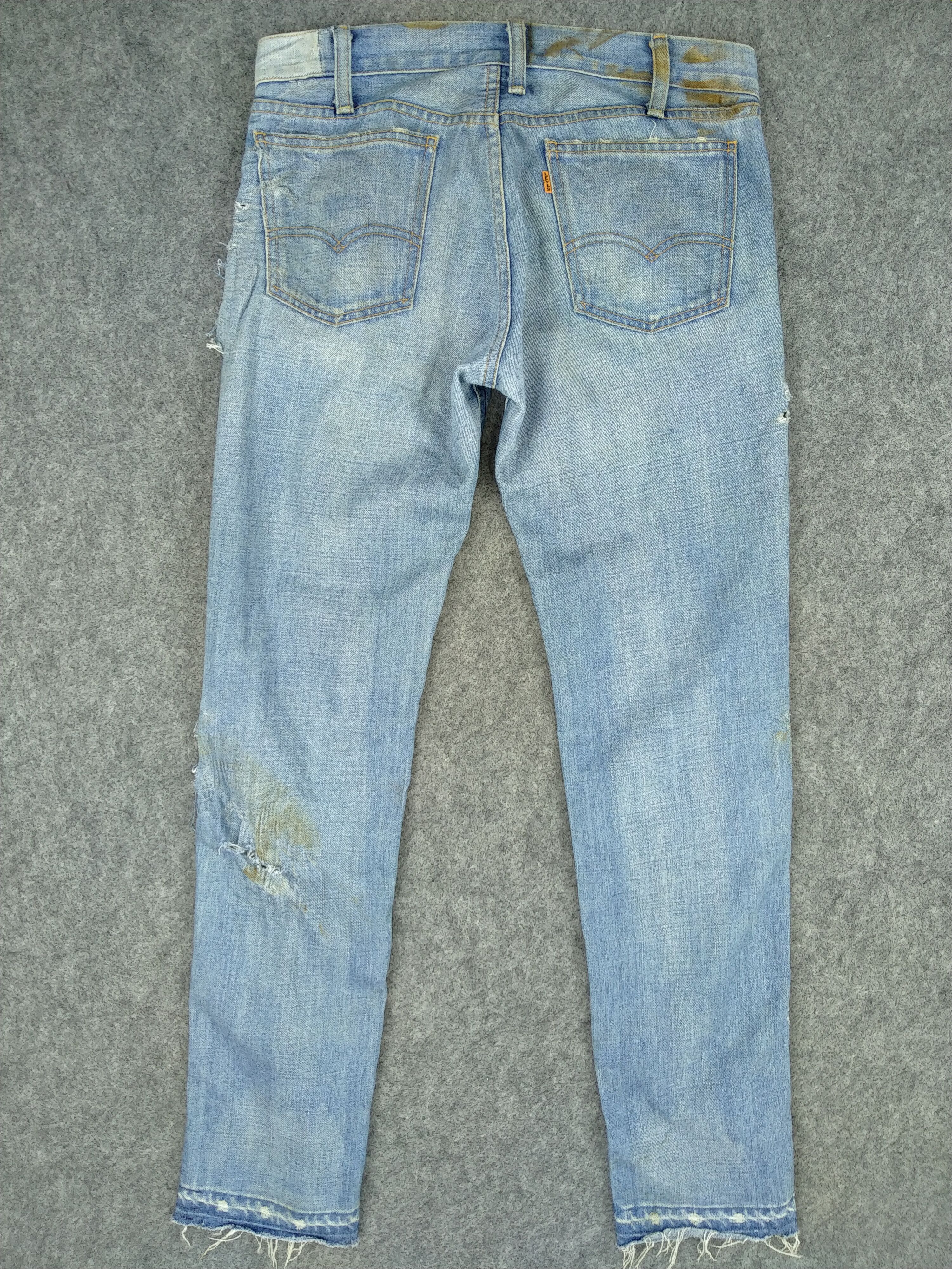 Levi's Light Wash Vintage Levi's Big E Orange Tab Denim -JN765 Size US 31 - 2 Thumbnail
