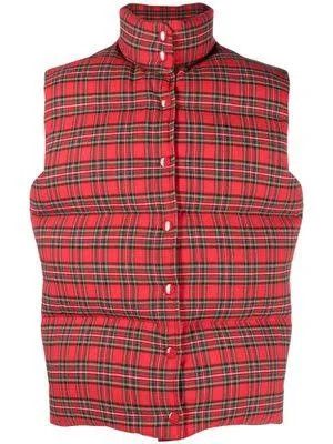 ERL o1mle0724 Plaid Puffer Vest in Red Size US XL / EU 56 / 4 - 1 Preview