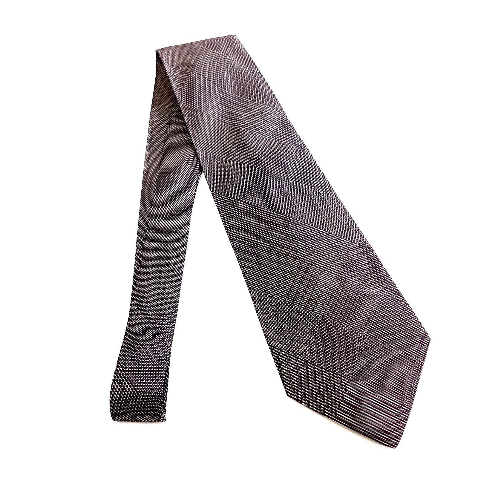 Zylos George Machado Zylos George Machado Plaid Red Tan Woven Short Wide Silk Tie Size ONE SIZE - 6 Thumbnail