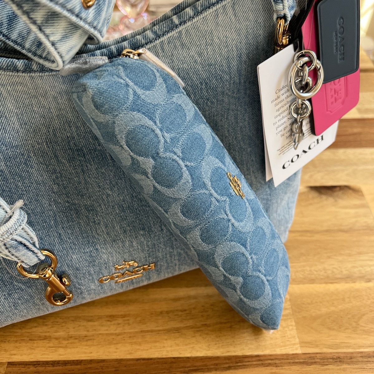 Coach Coach denim Laurel bundle with pencil case authentic Size ONE SIZE - 3 Thumbnail